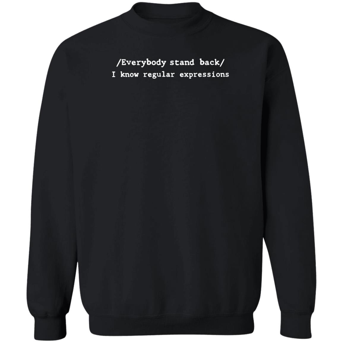 Everybody Stand Back I Know Regular Expressions Shirt - Teechipus
