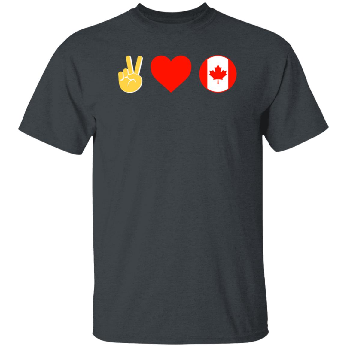 Peace Love Canada Shirt Hoodie Sweatshirt - Teechipus
