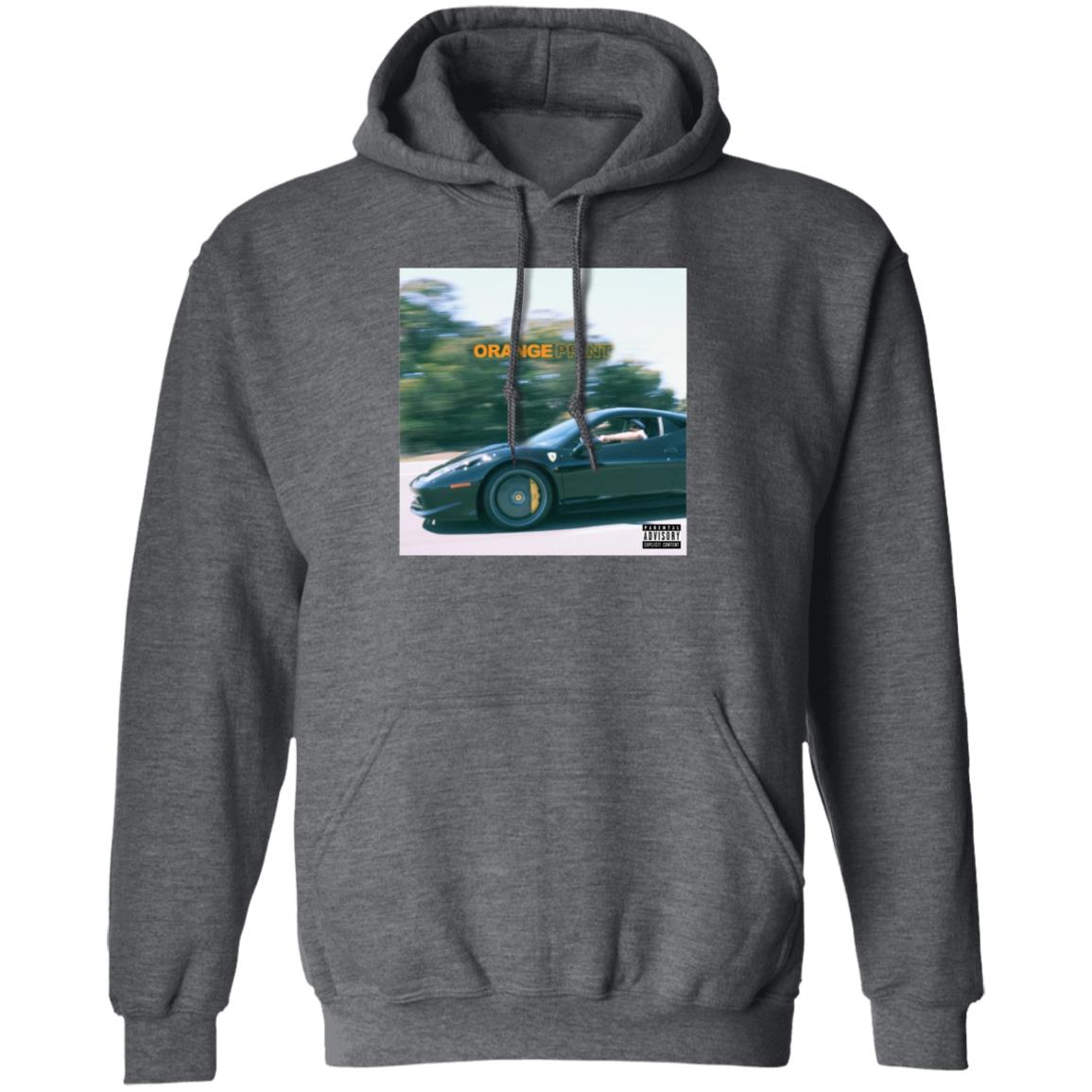 Larry June Merch Orange Print Album Shirt - Teechipus