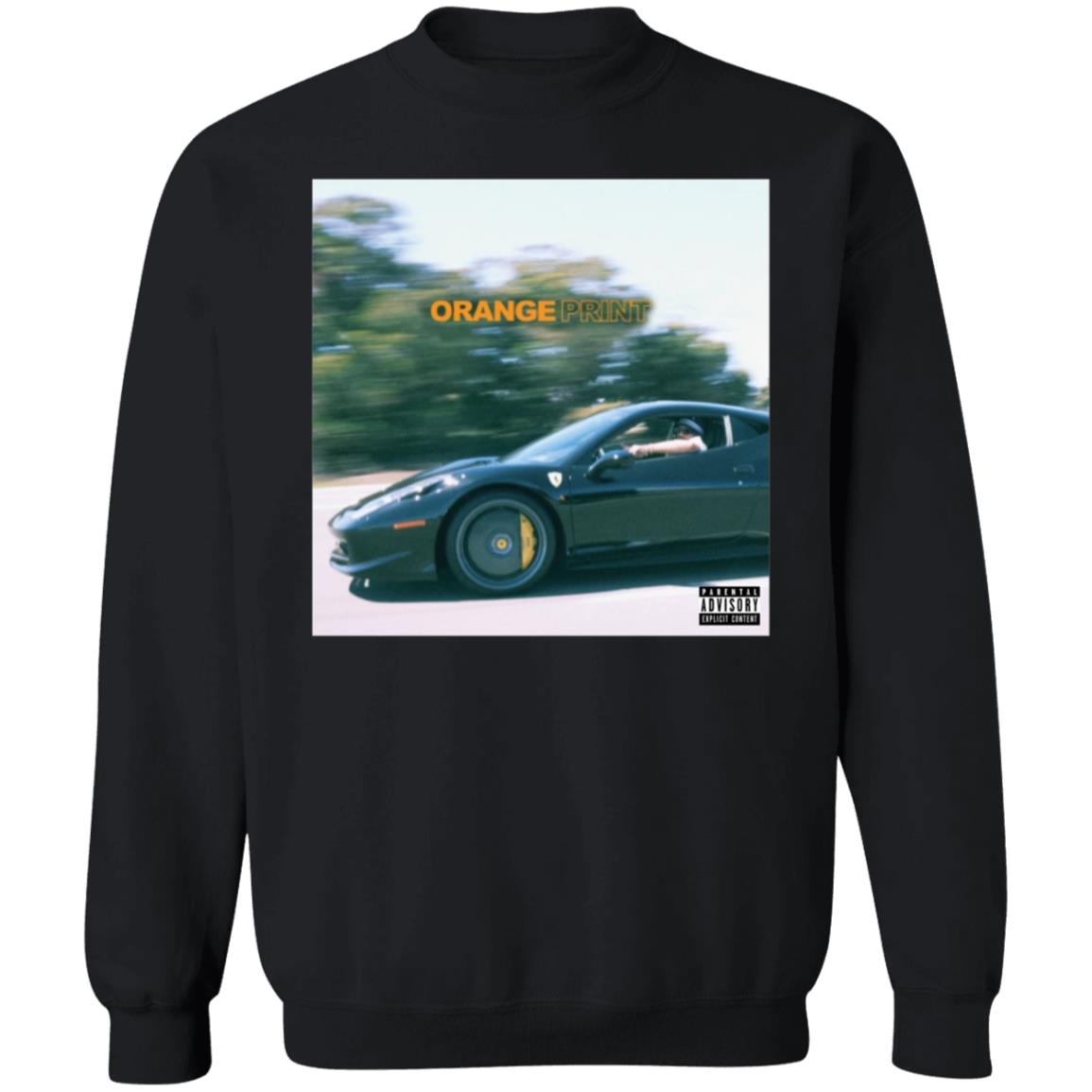 Larry June Merch Orange Print Album Shirt - Teechipus