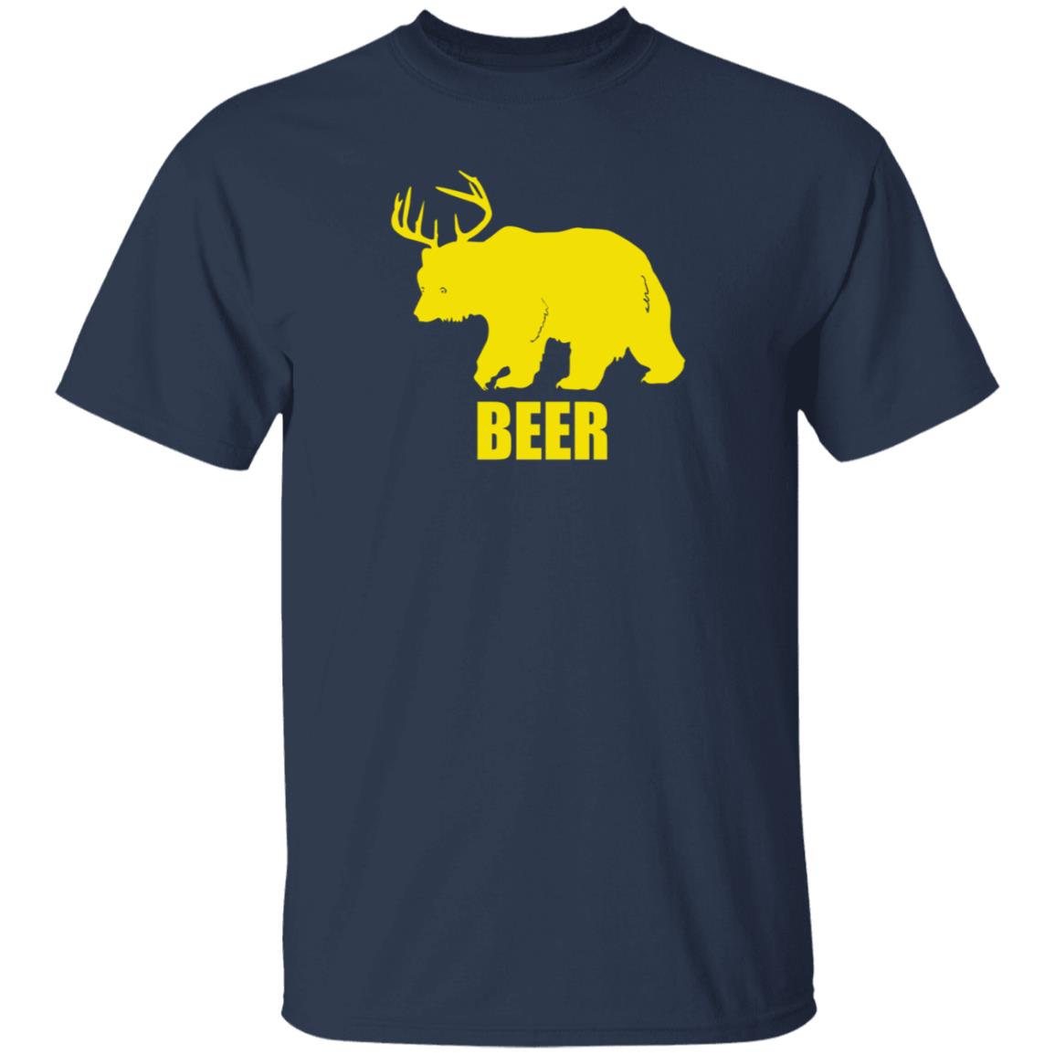 Bewild Store Bear Deer Beer Shirt - Teechipus
