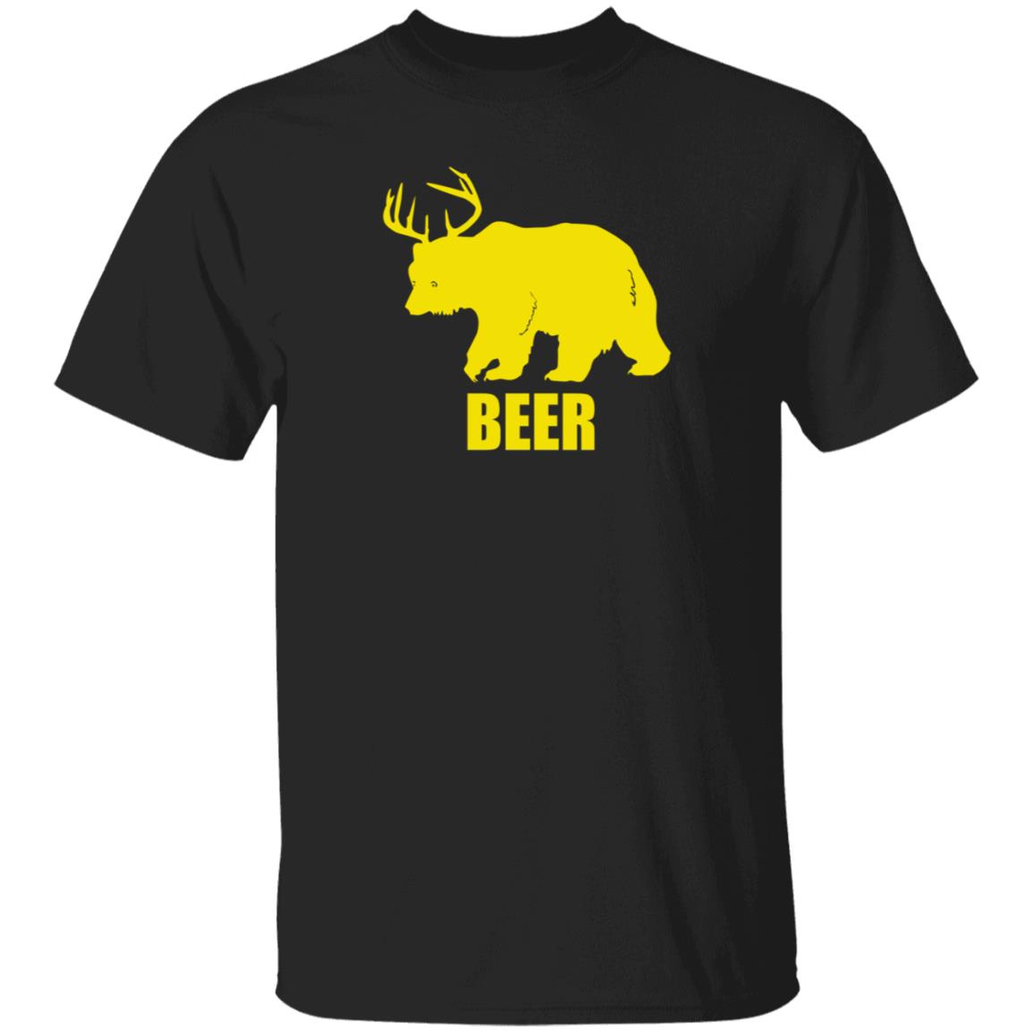 Bewild Store Bear Deer Beer Shirt - Teechipus