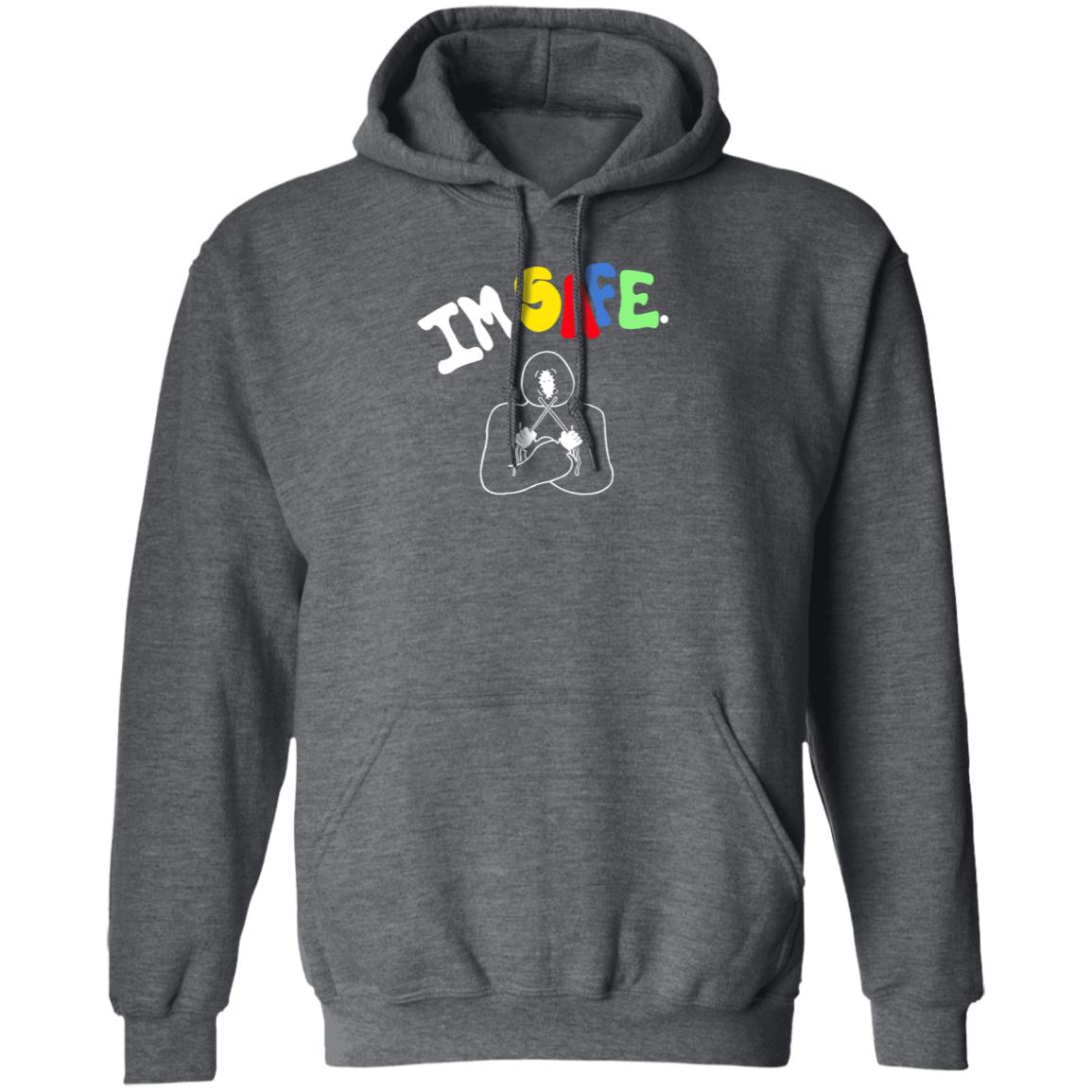 Unusual Demont Merch I'm Safe Hoodie - Teechipus