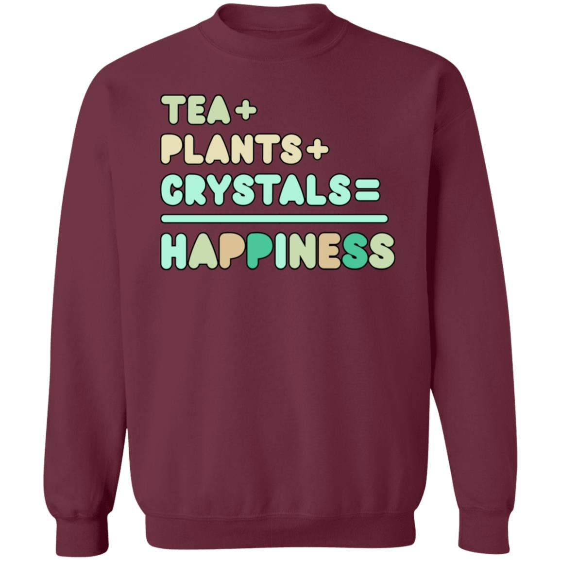 Tea+Plants+Crystals=Happiness Hoodie Mintybongwater Store - Teechipus