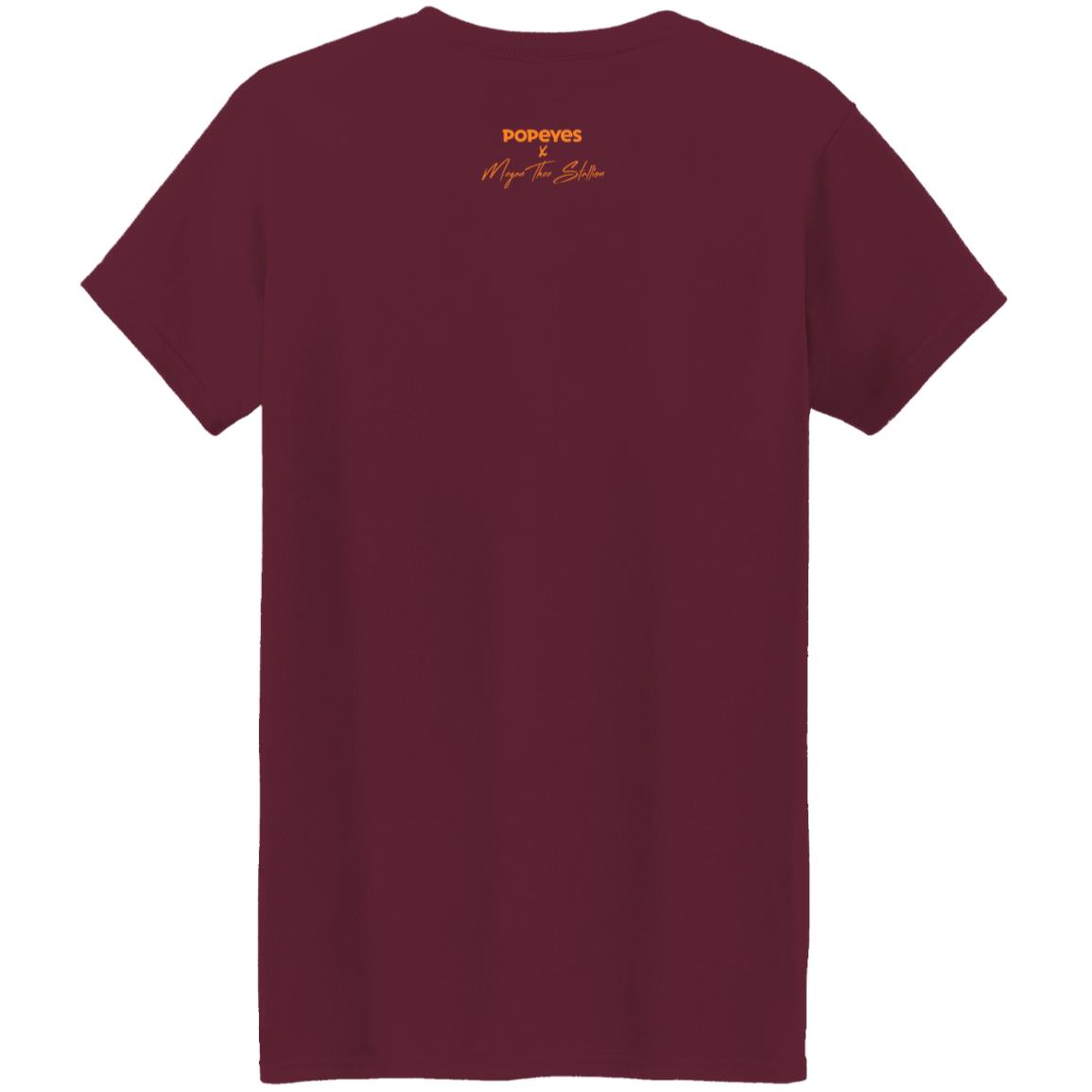 Popeyes X Megan Thee Stallion The Hottie Is Here Fire Shirt Thee Hottie Sauce Merch - Teechipus
