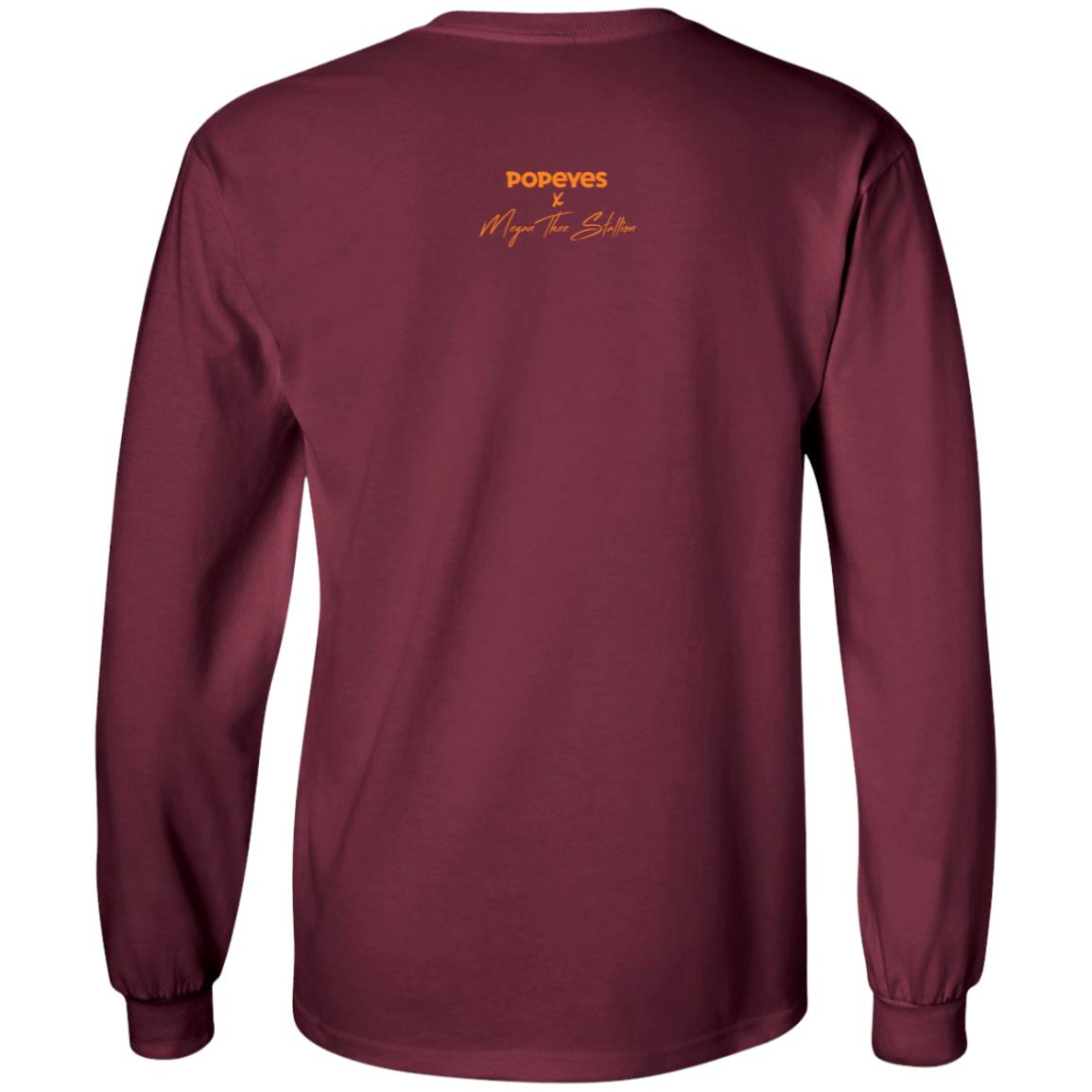 Popeyes X Megan Thee Stallion The Hottie Is Here Fire Shirt Thee Hottie Sauce Merch - Teechipus