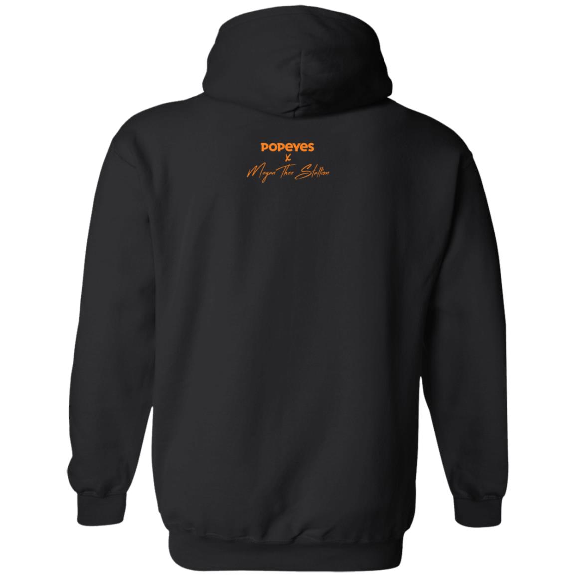Popeyes X Megan Thee Stallion The Hottie Is Here Fire Shirt Thee Hottie Sauce Merch - Teechipus