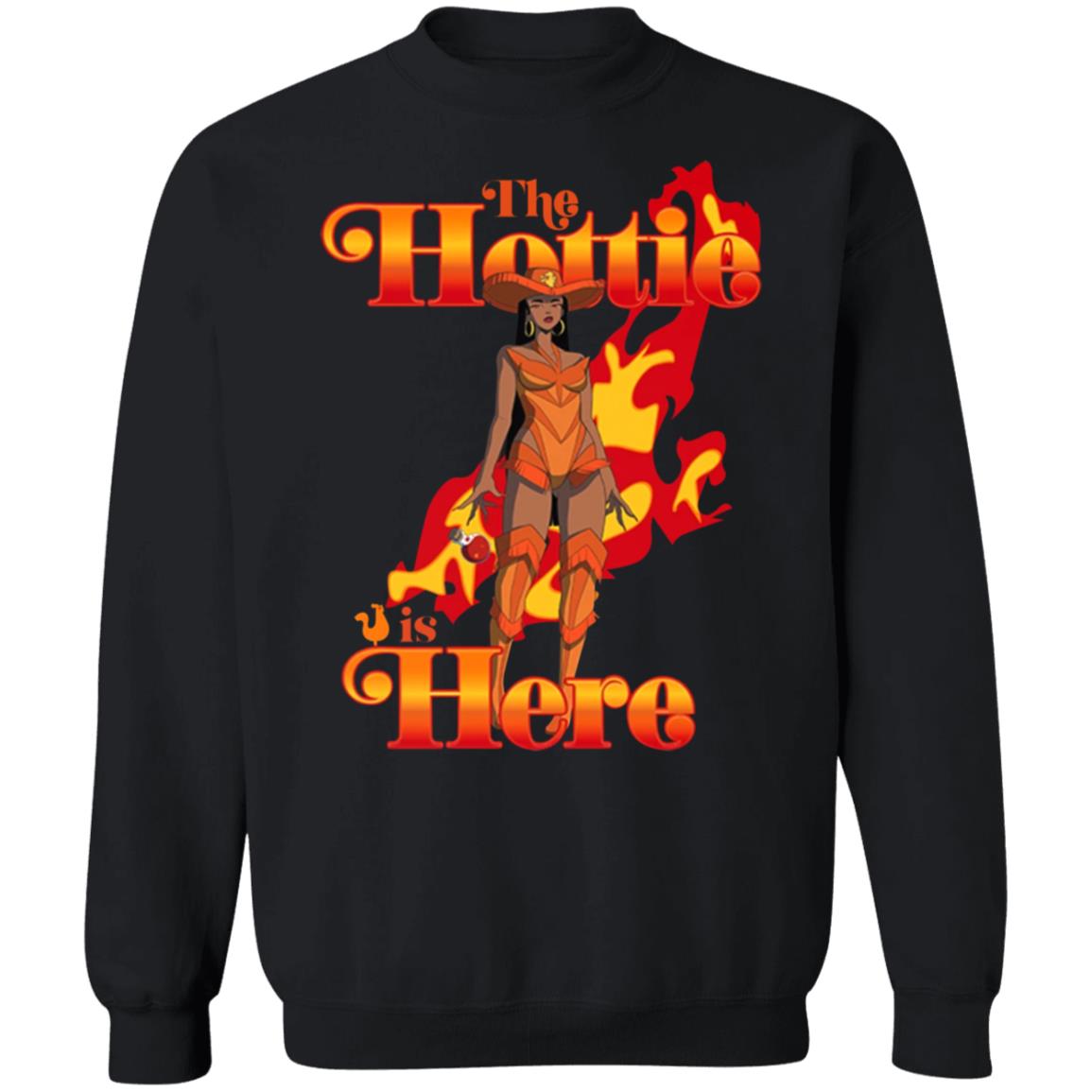 Popeyes X Megan Thee Stallion The Hottie Is Here Fire Shirt Thee Hottie Sauce Merch - Teechipus