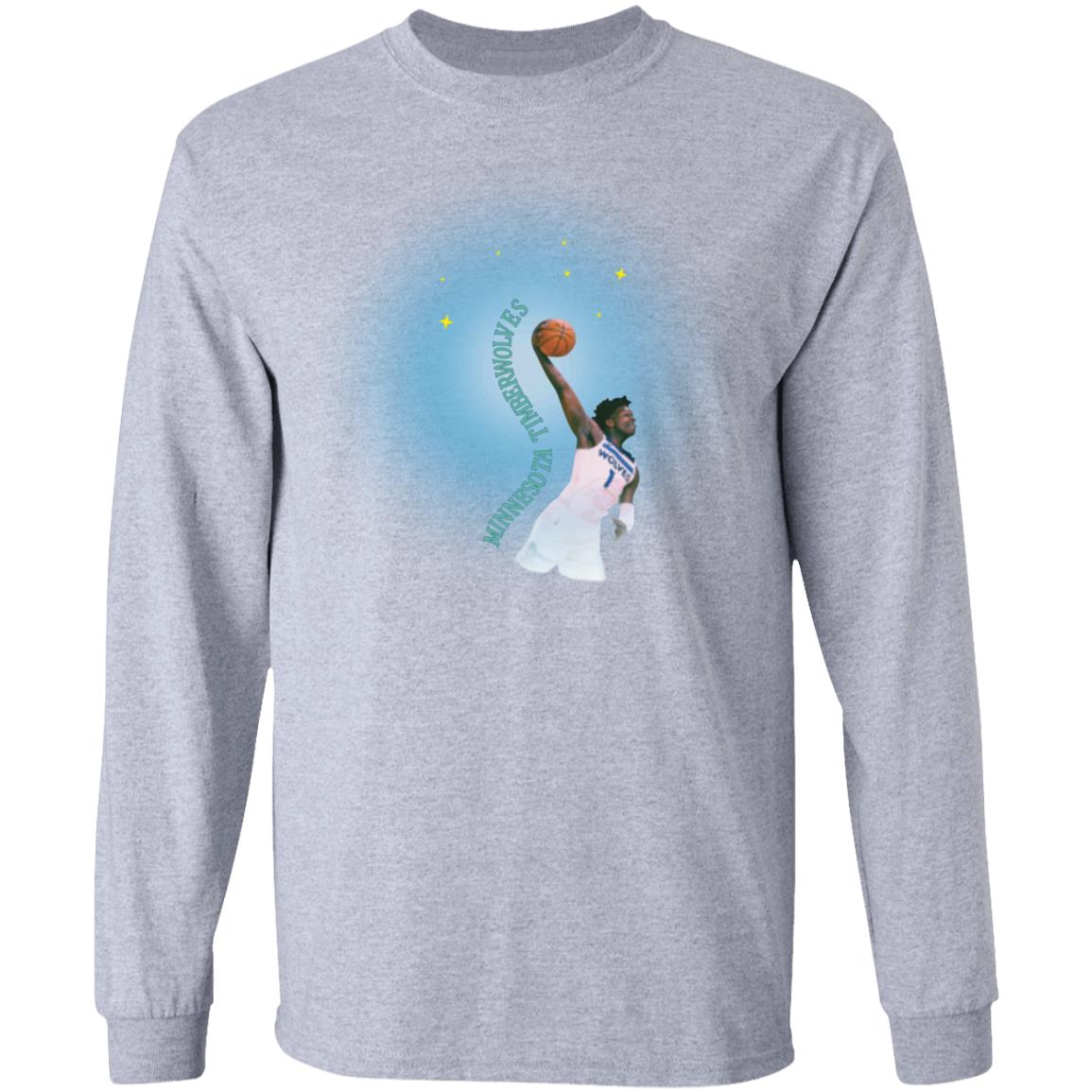 Minnesota Timberwolves Hoodie Anthony Edwards Hoodie - Teechipus