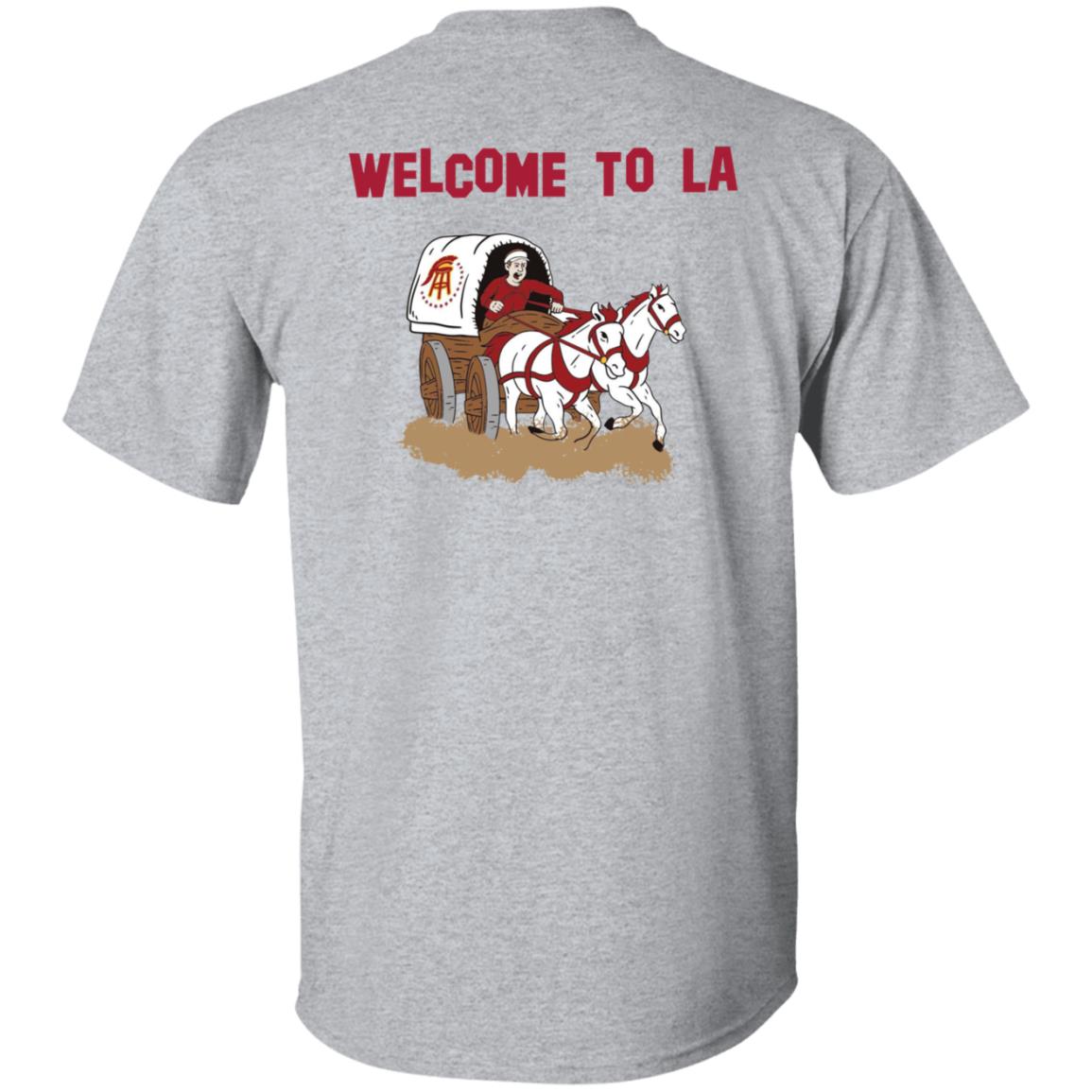 Barstool Sports Merch Welcome To La Lr Shirt - Teechipus