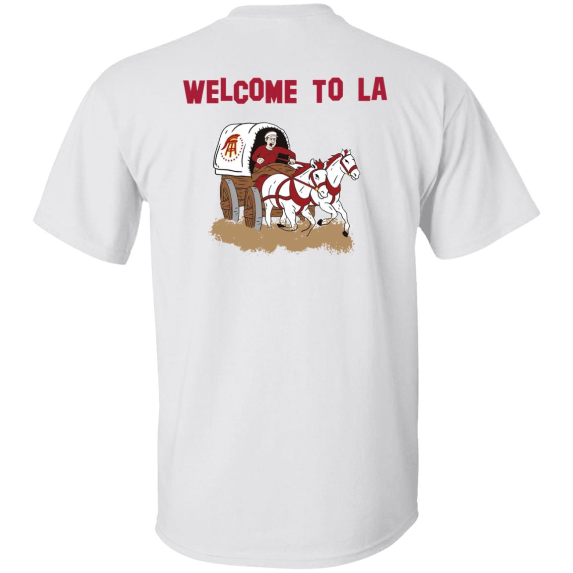 Barstool Sports Merch Welcome To La Lr Shirt - Teechipus