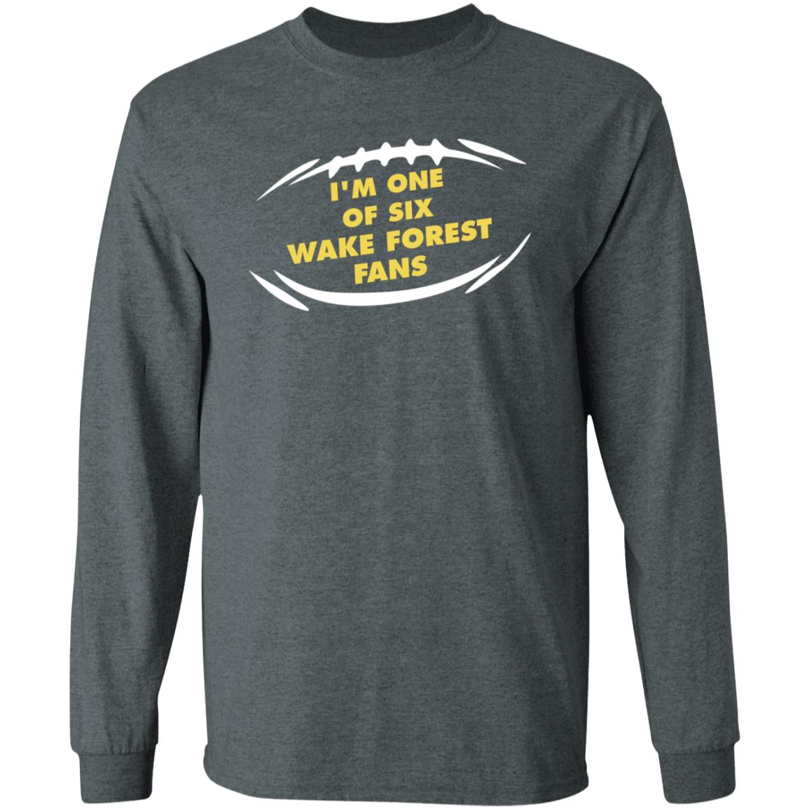 I'm One Of Six Wake Forest Fans Shirt Kirk Herbstreit - Teechipus