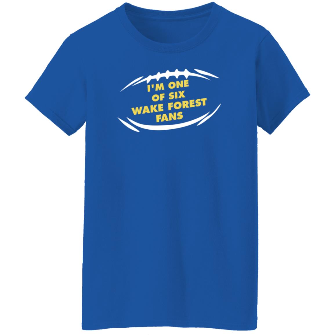 I'm One Of Six Wake Forest Fans Shirt Kirk Herbstreit - Teechipus