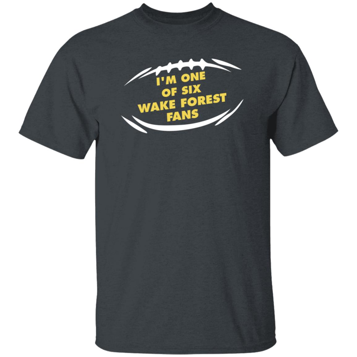 I'm One Of Six Wake Forest Fans Shirt Kirk Herbstreit - Teechipus