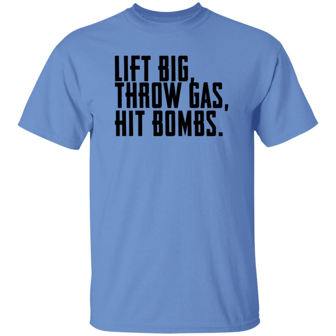 Lift Big Throw Gas Hit Bombs White Hoodie King Of Juco Merch - Teechipus