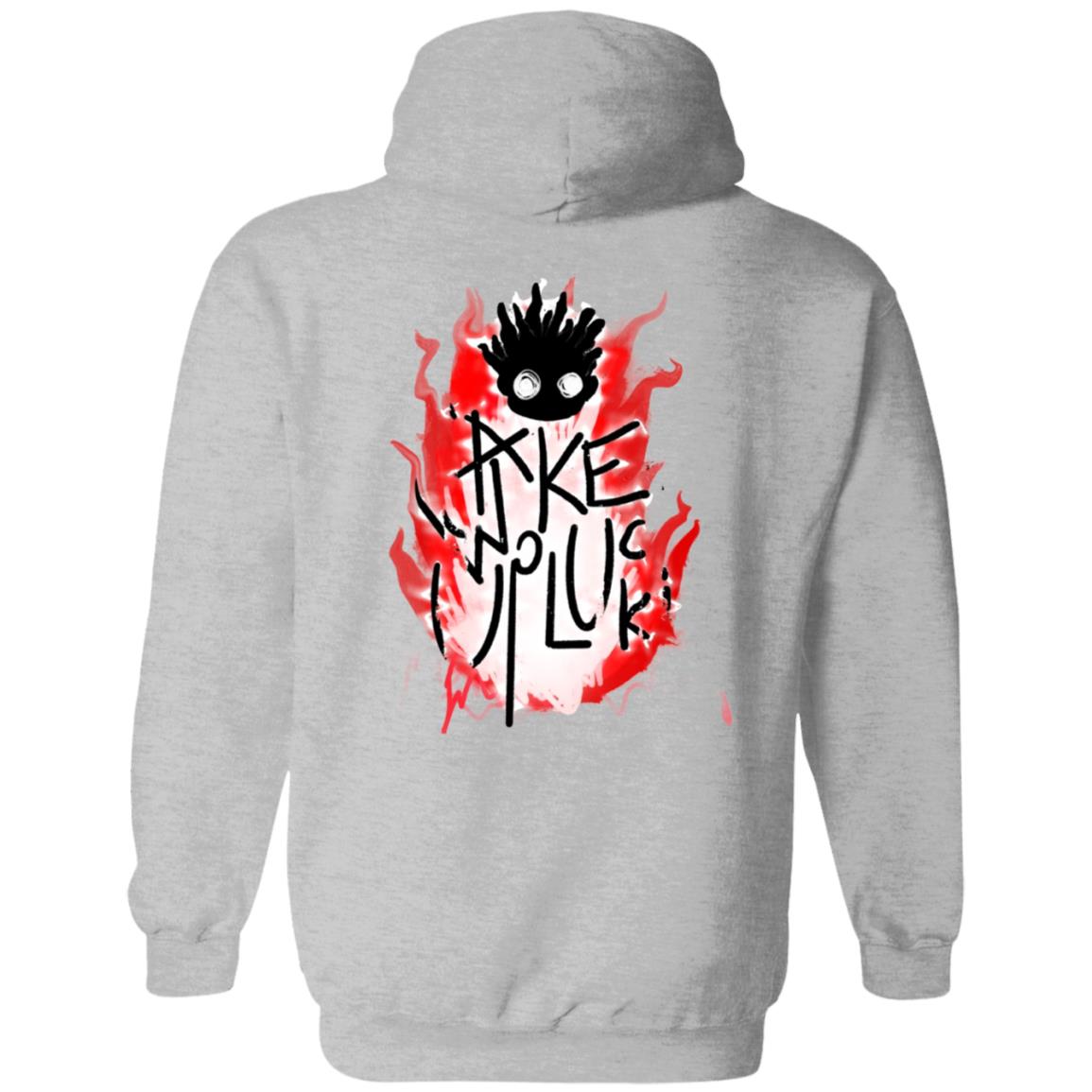 Lucki Merch Wake Up Lucki Fire Ls Sweatshirt - Teechipus