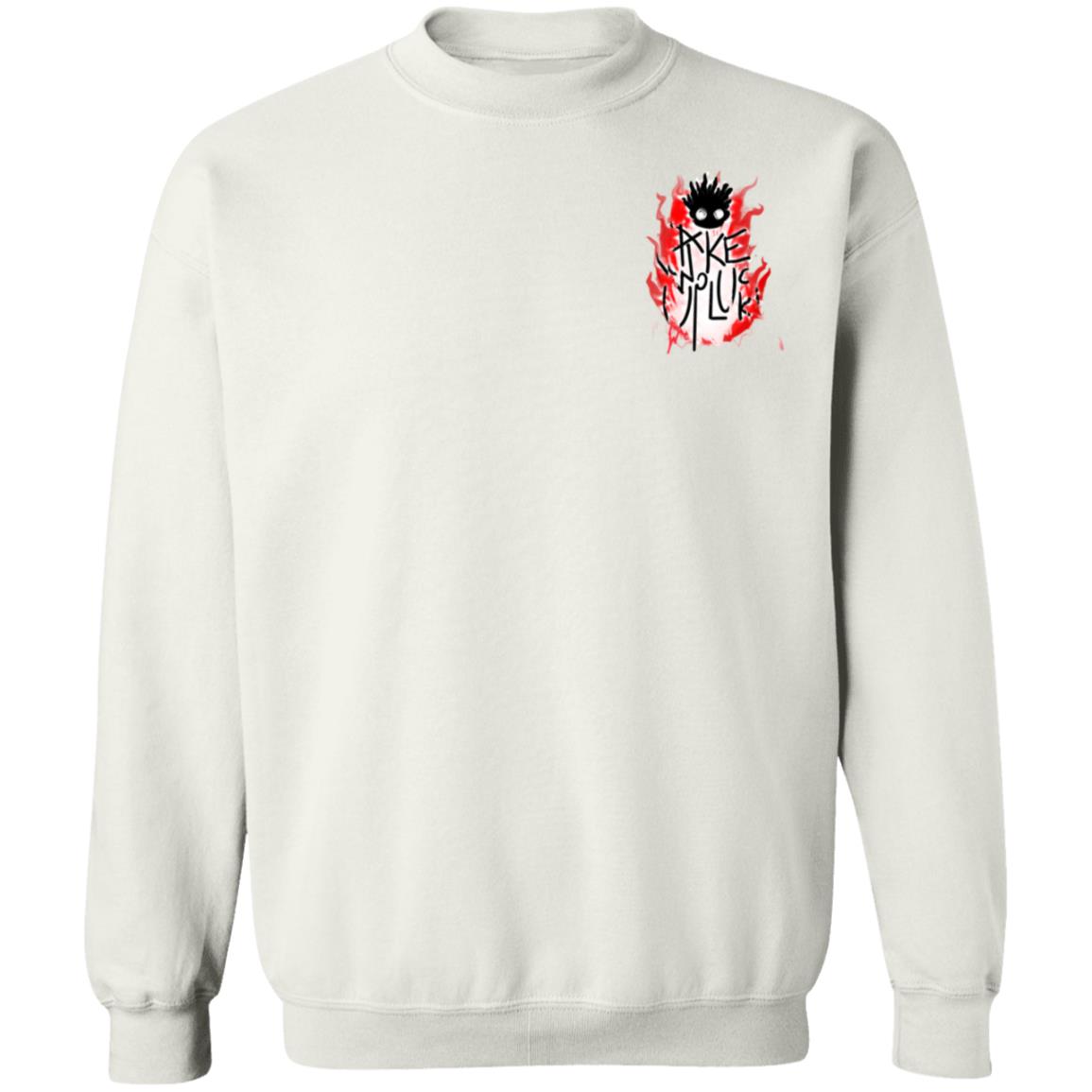 Lucki Merch Wake Up Lucki Fire Ls Sweatshirt - Teechipus