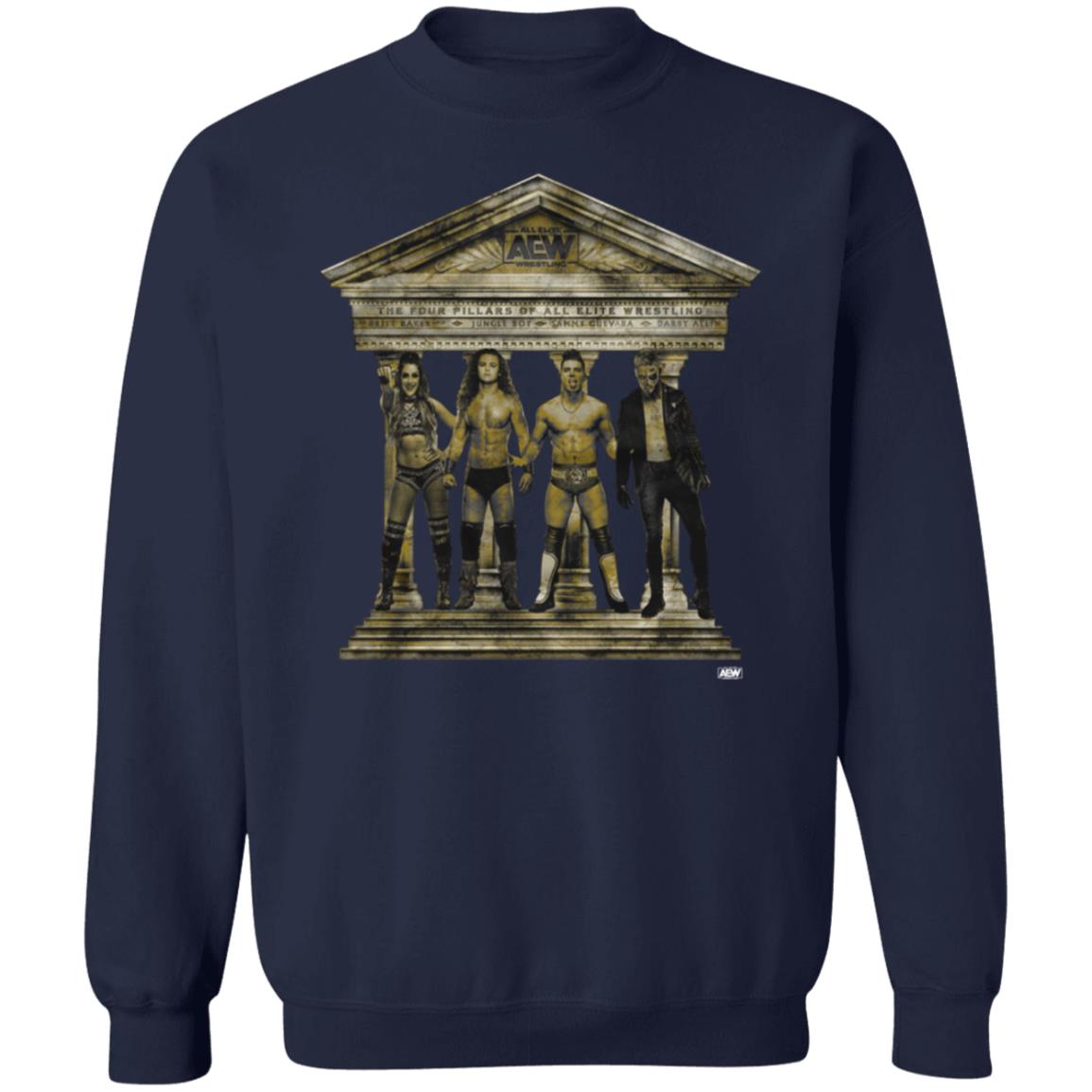 The Real 4 Pillars Of Aew Shirt Dr. Britt Baker D.M.D., Jungle Boy, Sammy Guevara & Darby Allin The Real 4 Pillars Of Aew Shirt Dr. Britt Baker D.M.D., Jungle Boy, Sammy Guevara & Darby Allin