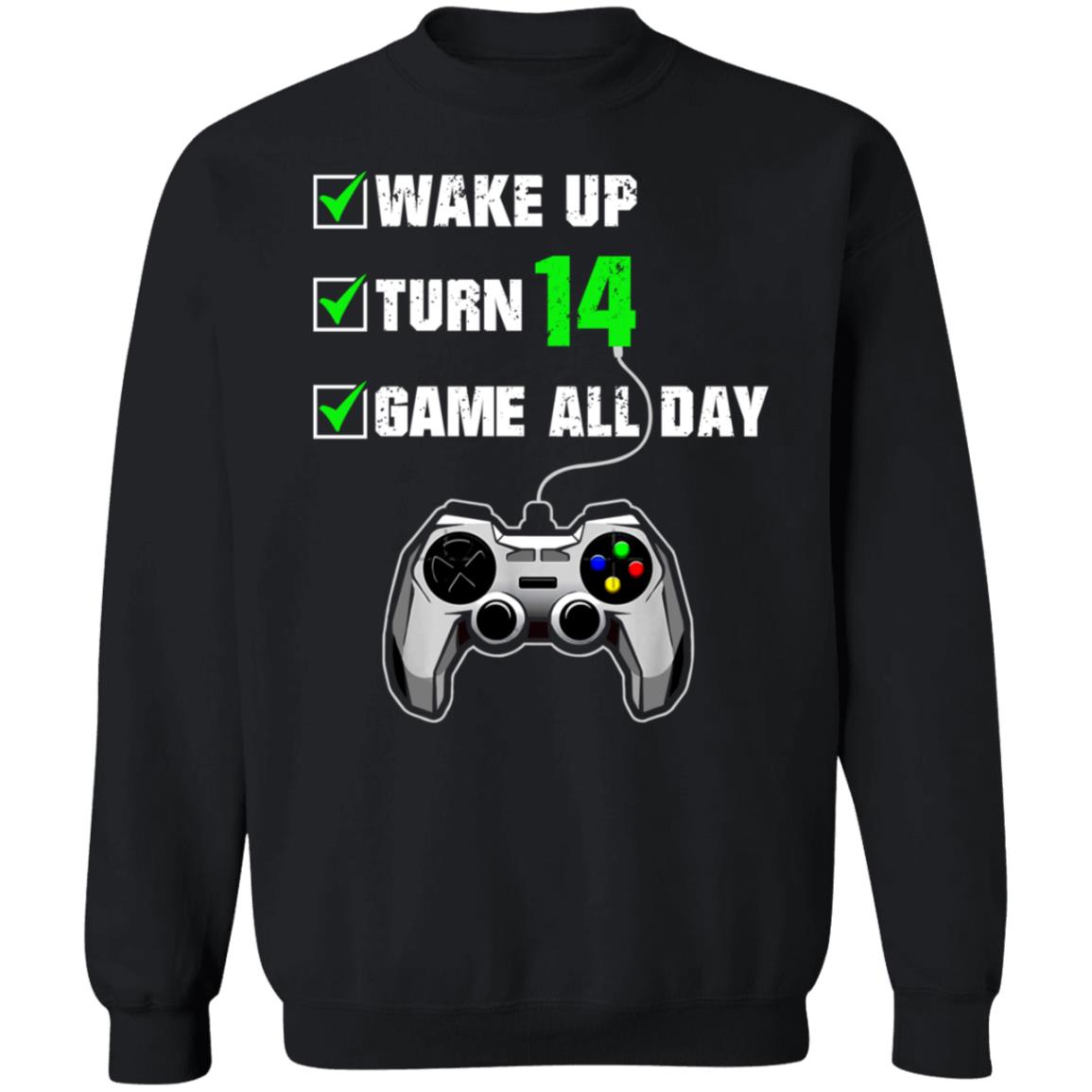 Stopskeletons Wake Up Turn 14 Game All Day Shirt - Teechipus
