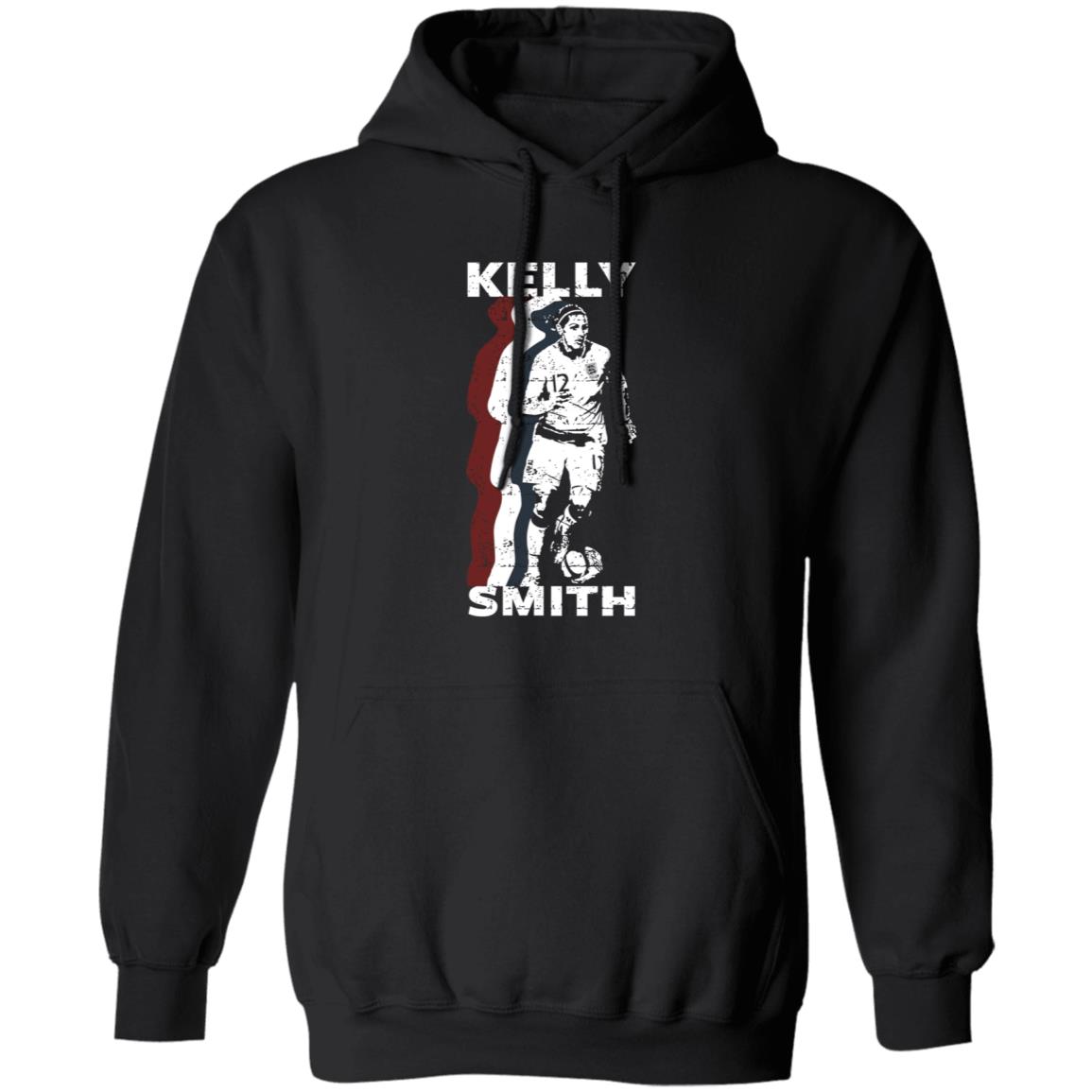 Kelly Smith In Action Hoodie Ian Wright - Teechipus