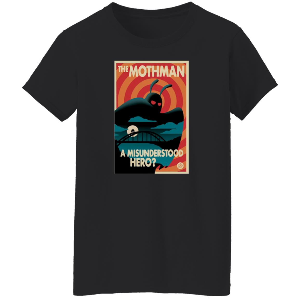 The Mothman A Misunderstood Hero Shirt Rooster Teeth Merch Red Web Mothman Propaganda Premium Heavyweight Shirt - Teechipus