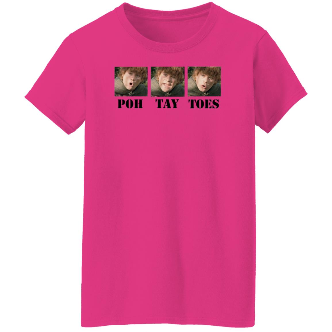 Lord Of The Rings Potatoes Samwise Gamgee Lotr Frodo Shirt Poh Tay Toes Shirt Kate Herron - Teechipus