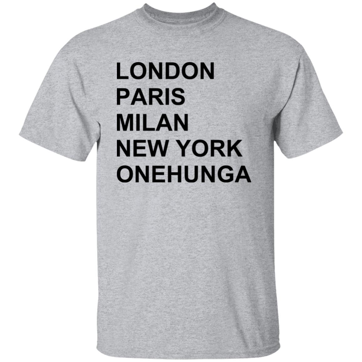 London Paris Milan New York Onehunga Shirt Gavin Shoebridge London Paris Milan New York Onehunga Shirt Gavin Shoebridge