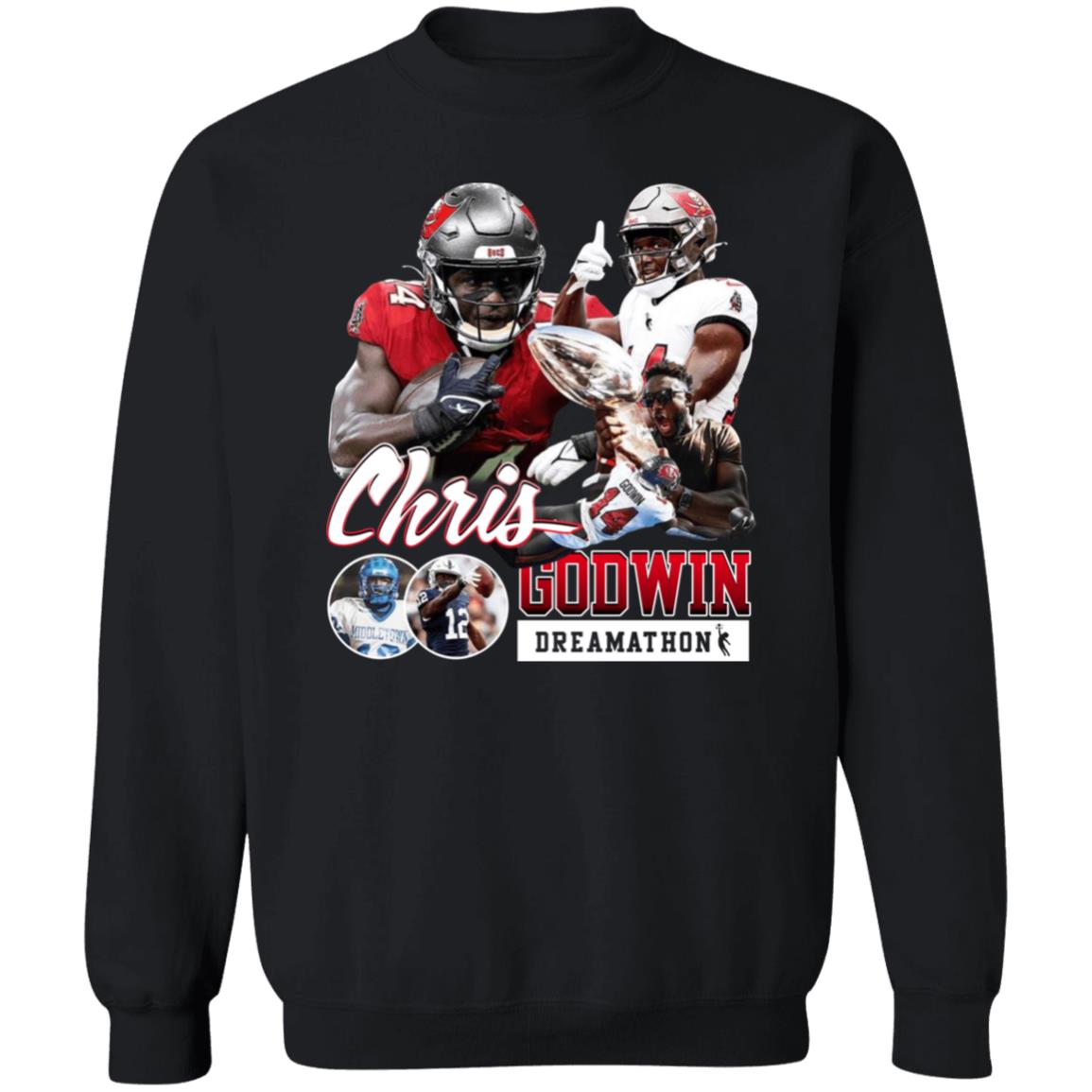 Mike Evans Wearing Chris Godwin Dreamathon Shirt Dreamathon Merch Mike Evans Wearing Chris Godwin Dreamathon Shirt Dreamathon Merch