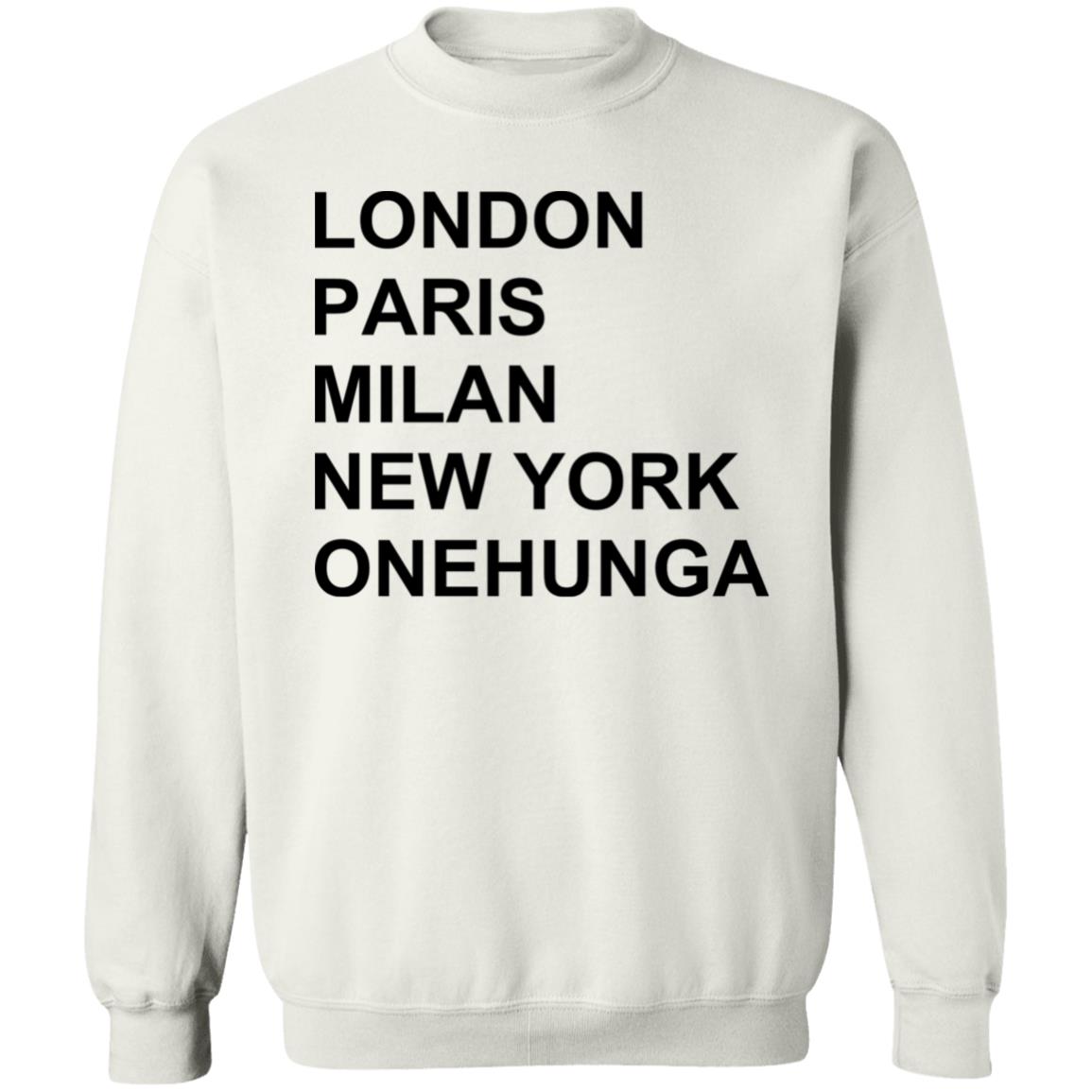 London Paris Milan New York Onehunga Shirt Gavin Shoebridge London Paris Milan New York Onehunga Shirt Gavin Shoebridge