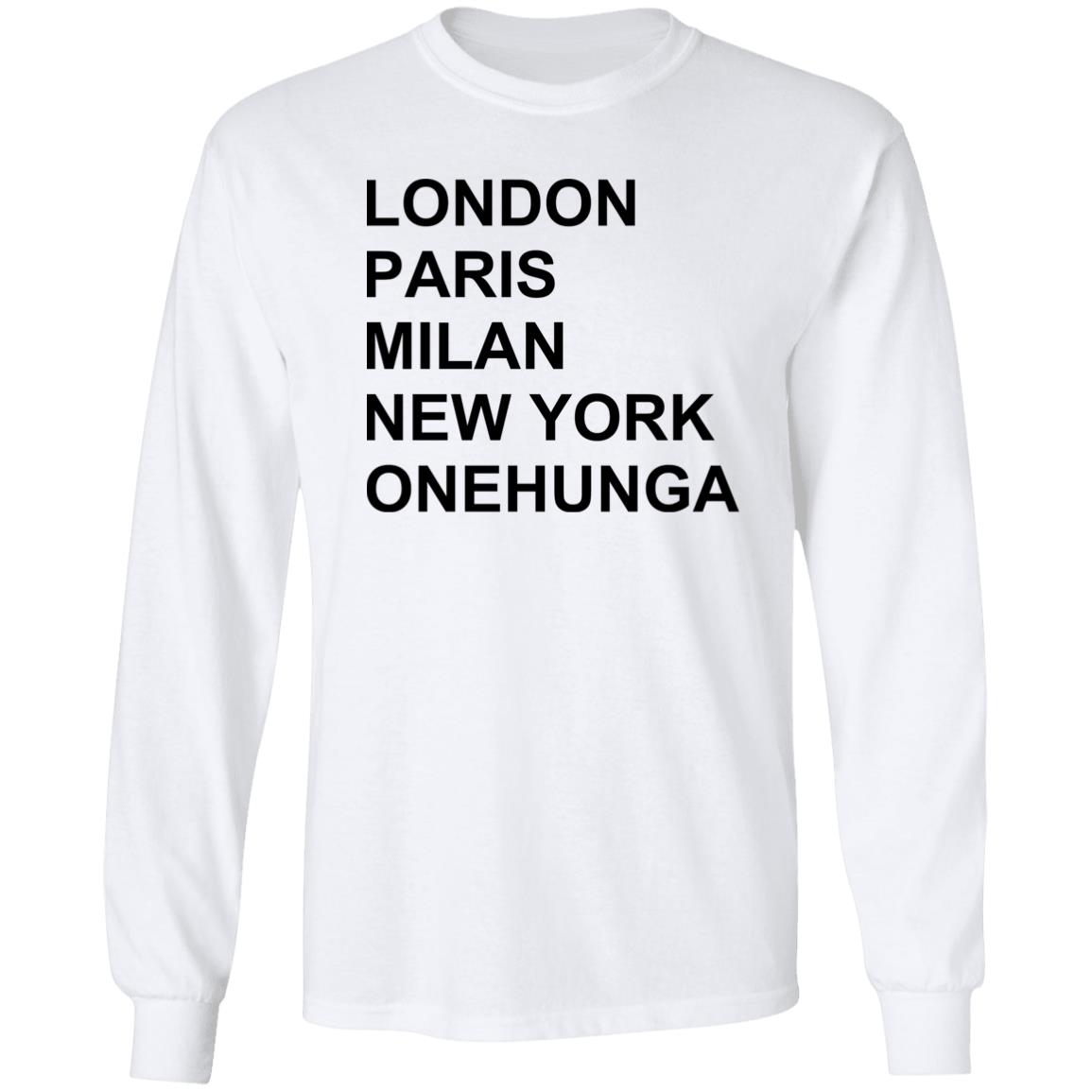 London Paris Milan New York Onehunga Shirt Gavin Shoebridge London Paris Milan New York Onehunga Shirt Gavin Shoebridge