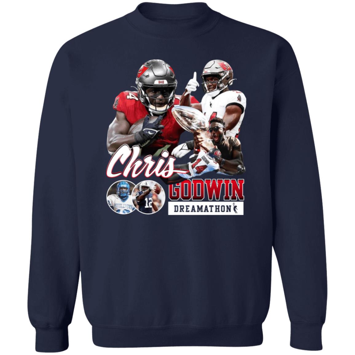 Mike Evans Wearing Chris Godwin Dreamathon Shirt Dreamathon Merch Mike Evans Wearing Chris Godwin Dreamathon Shirt Dreamathon Merch