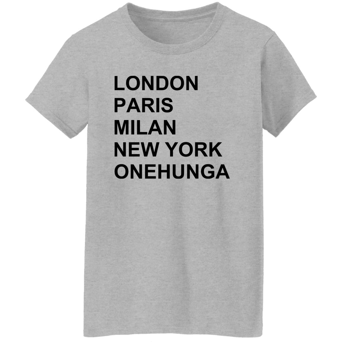 London Paris Milan New York Onehunga Shirt Gavin Shoebridge London Paris Milan New York Onehunga Shirt Gavin Shoebridge