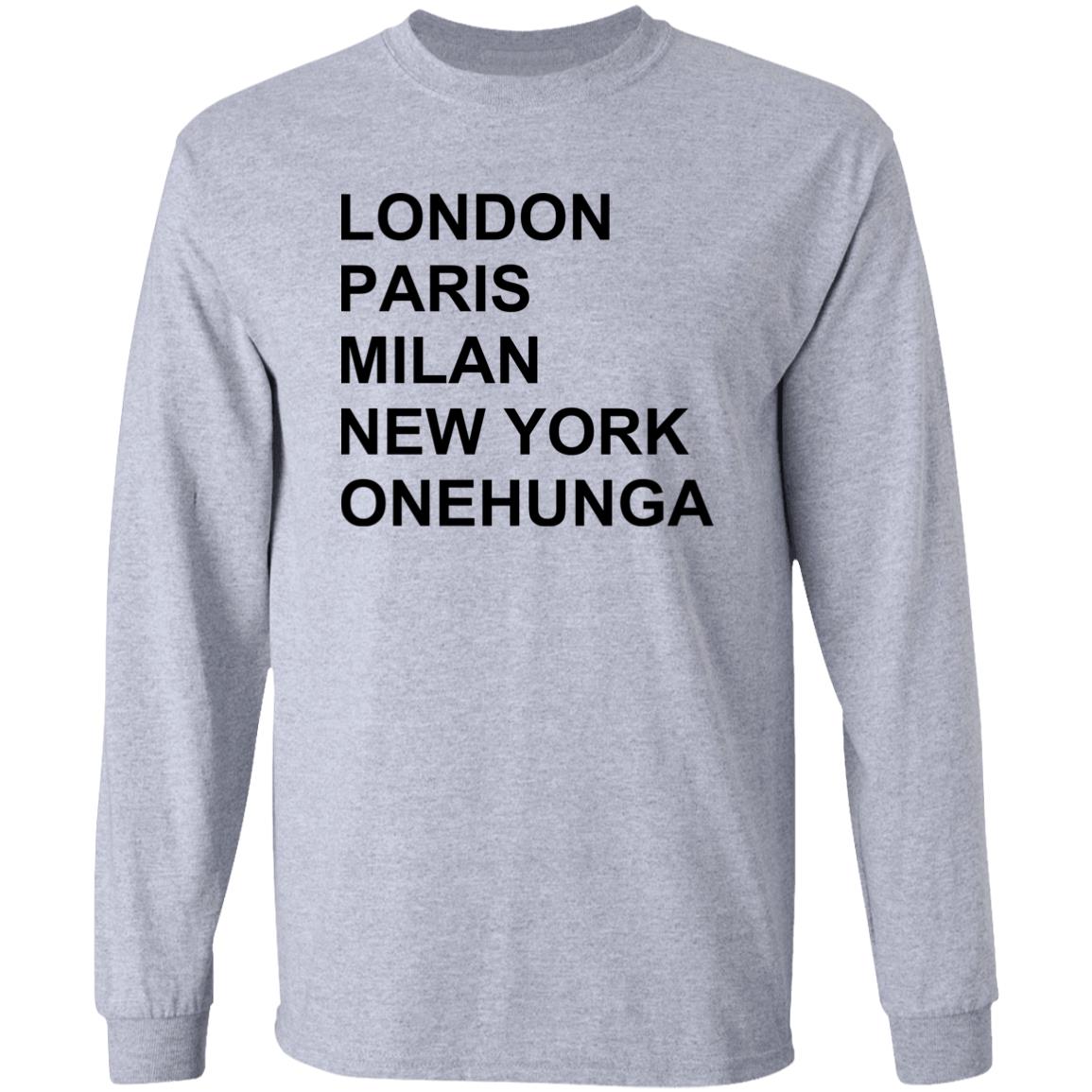 London Paris Milan New York Onehunga Shirt Gavin Shoebridge London Paris Milan New York Onehunga Shirt Gavin Shoebridge