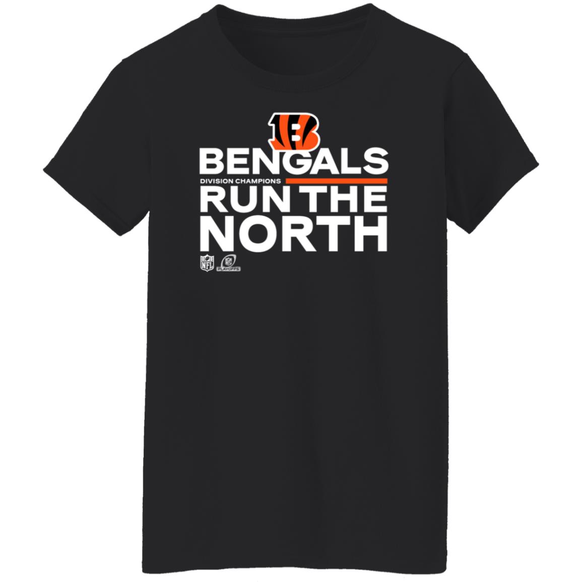 Cincinnati Bengals Run The North Shirt 2021 AFC North Division Champions Trophy Collection T-Shirt Hoodie Sweatshirt Cincinnati Bengals Run The North Shirt 2021 AFC North Division Champions Trophy Collection T-Shirt Hoodie Sweatshirt