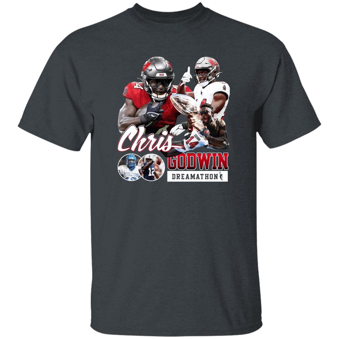Mike Evans Wearing Chris Godwin Dreamathon Shirt Dreamathon Merch Mike Evans Wearing Chris Godwin Dreamathon Shirt Dreamathon Merch