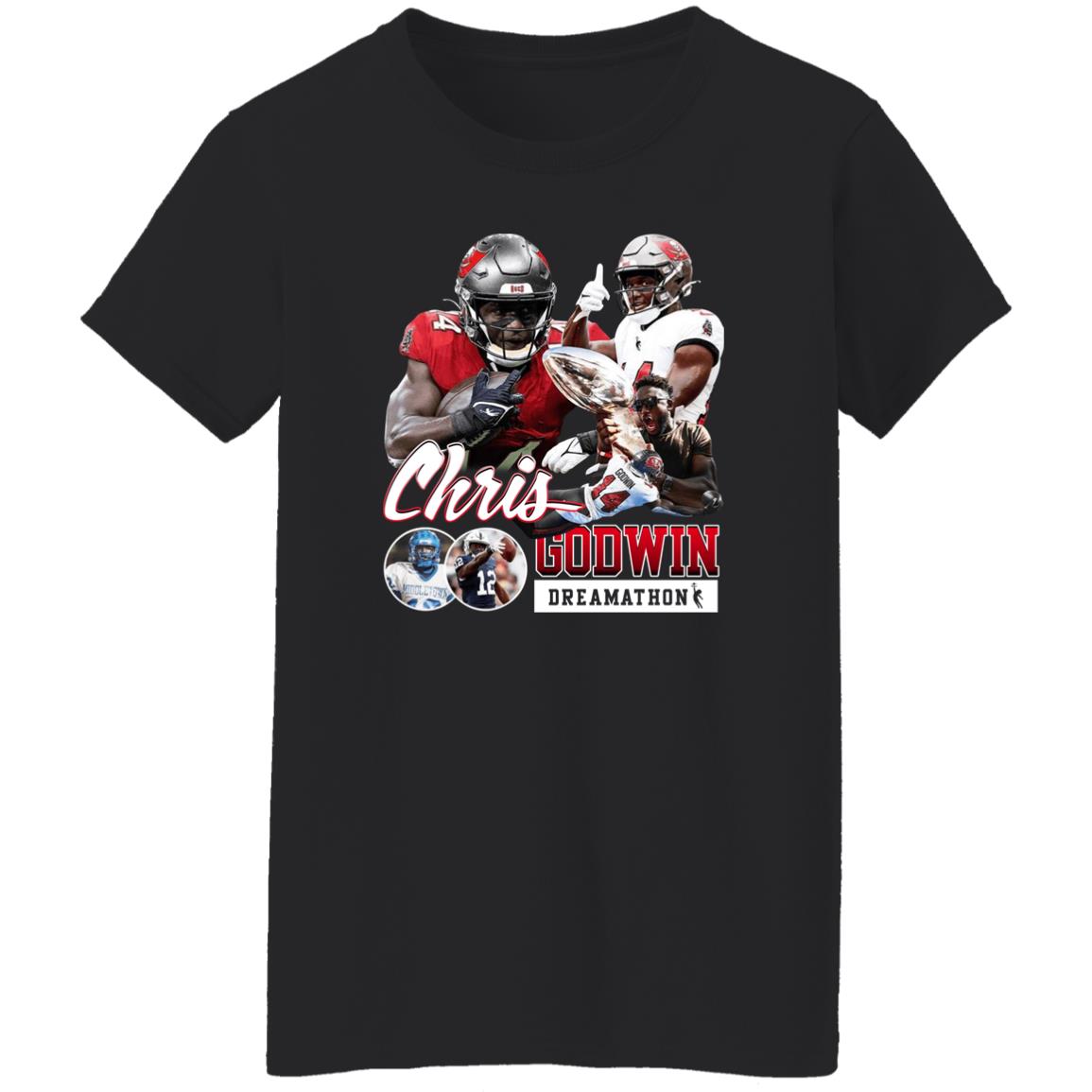 Mike Evans Wearing Chris Godwin Dreamathon Shirt Dreamathon Merch Mike Evans Wearing Chris Godwin Dreamathon Shirt Dreamathon Merch