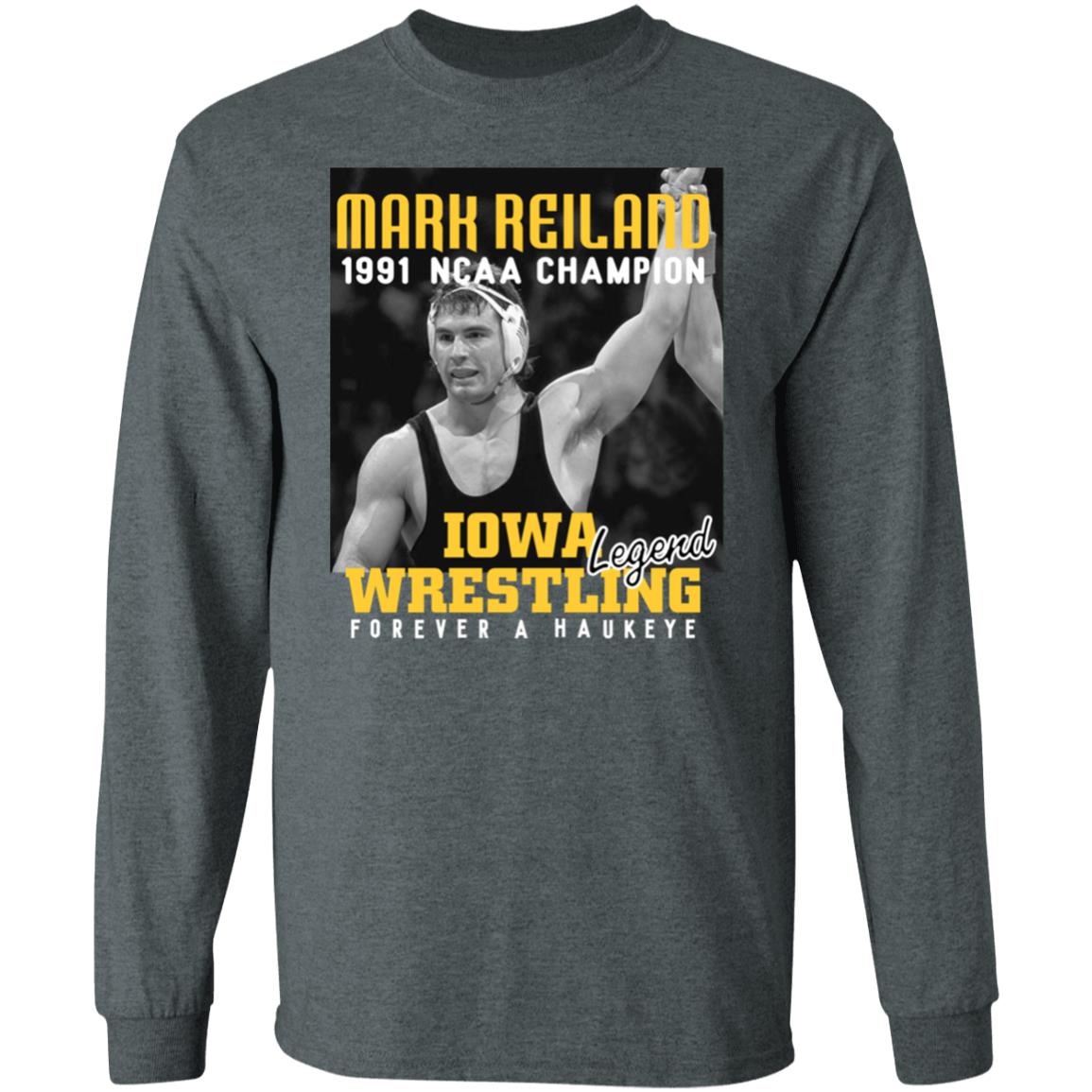 Mark Reiland 1991 Ncaa Champion Iowa Legend Wrestling Shirt Cody Goodwin Mark Reiland 1991 Ncaa Champion Iowa Legend Wrestling Shirt Cody Goodwin