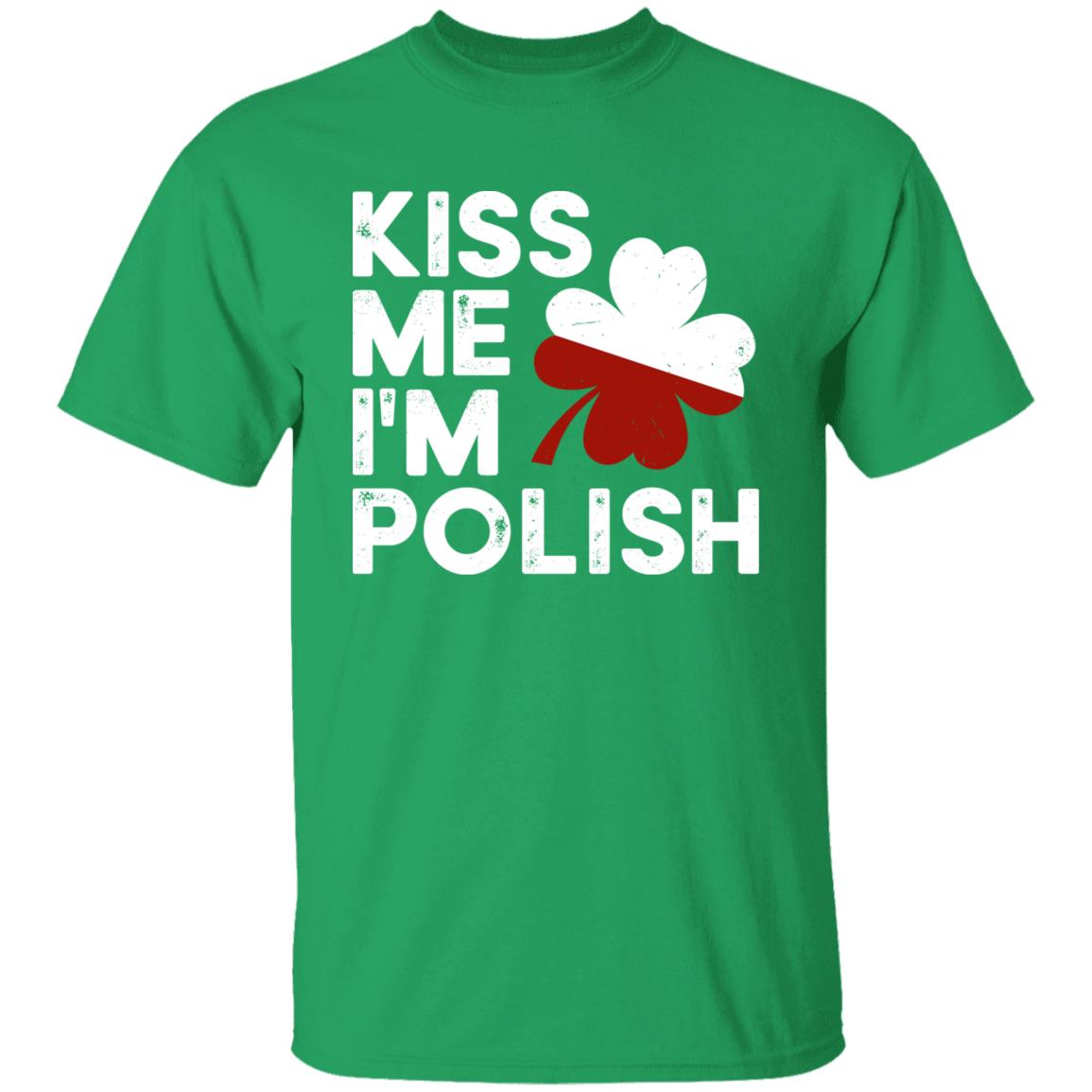Kiss Me I'm Polish Shirt Otiswwe Kiss Me I'm Polish Shirt Otiswwe