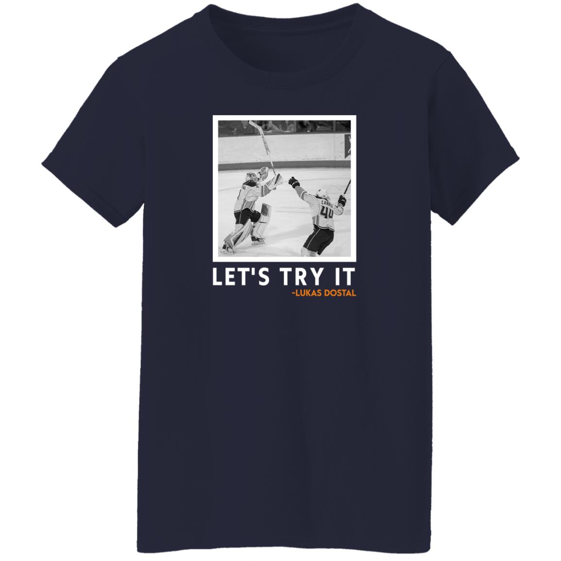 Let's Try It Lukas Dostal Shirt San Diego Gulls Merch Dostal Let's Try It T-shirt Let's Try It Lukas Dostal Shirt San Diego Gulls Merch Dostal Let's Try It T-shirt