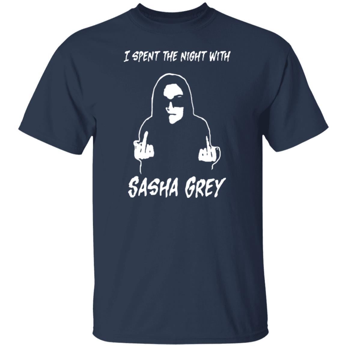 Sasha Grey Merch Limited Edition I Spent The Night With Sasha Grey 3-7-22 Shirt Sasha Grey Merch Limited Edition I Spent The Night With Sasha Grey 3-7-22 Shirt