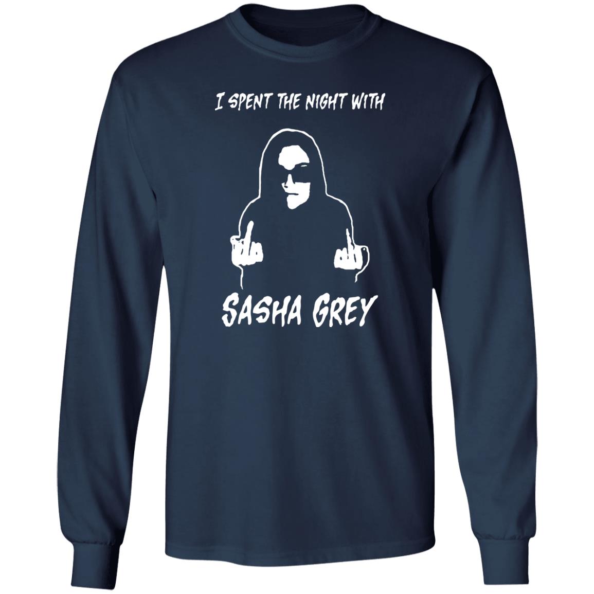 Sasha Grey Merch Limited Edition I Spent The Night With Sasha Grey 3-7-22 Shirt Sasha Grey Merch Limited Edition I Spent The Night With Sasha Grey 3-7-22 Shirt