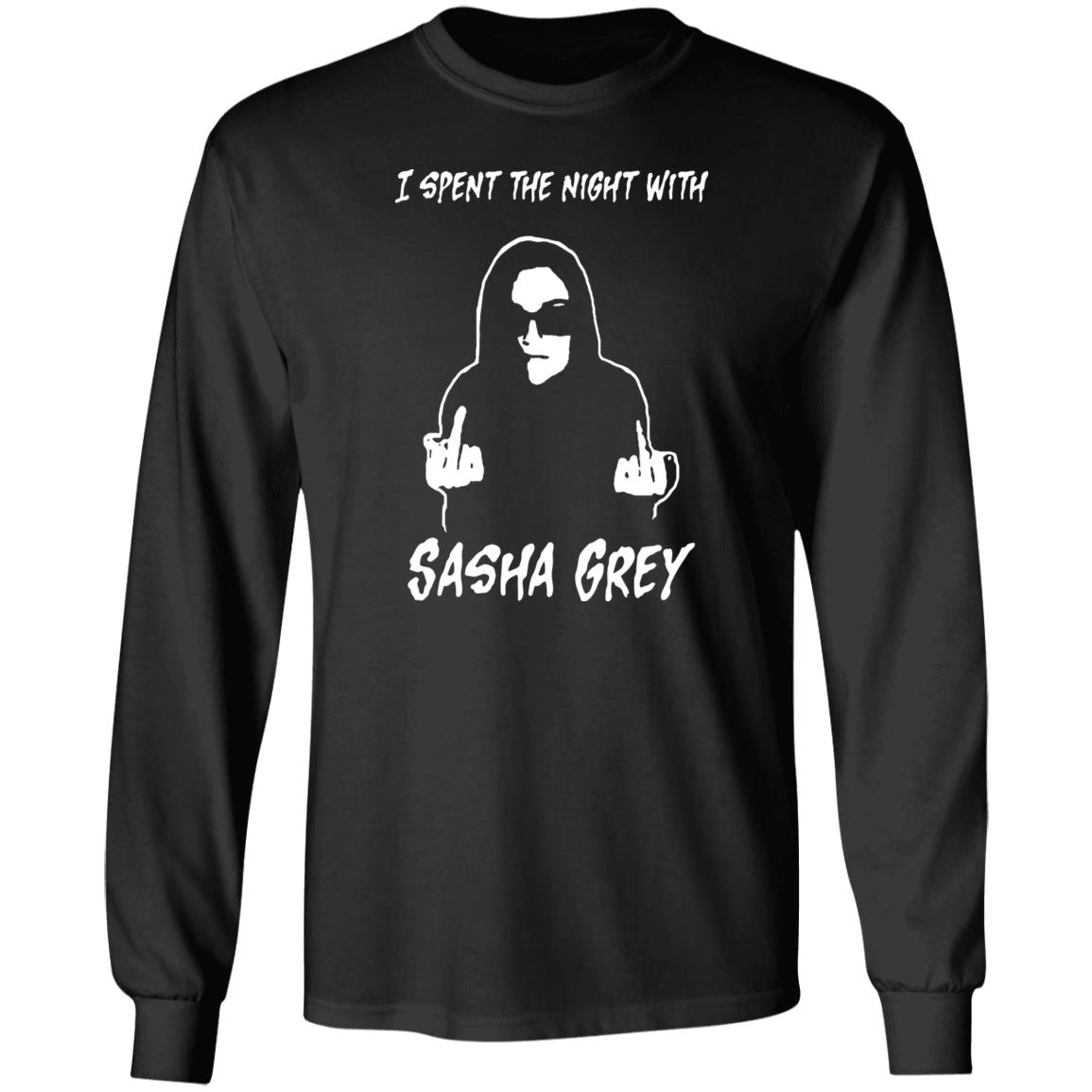 Sasha Grey Merch Limited Edition I Spent The Night With Sasha Grey 3-7-22 Shirt Sasha Grey Merch Limited Edition I Spent The Night With Sasha Grey 3-7-22 Shirt