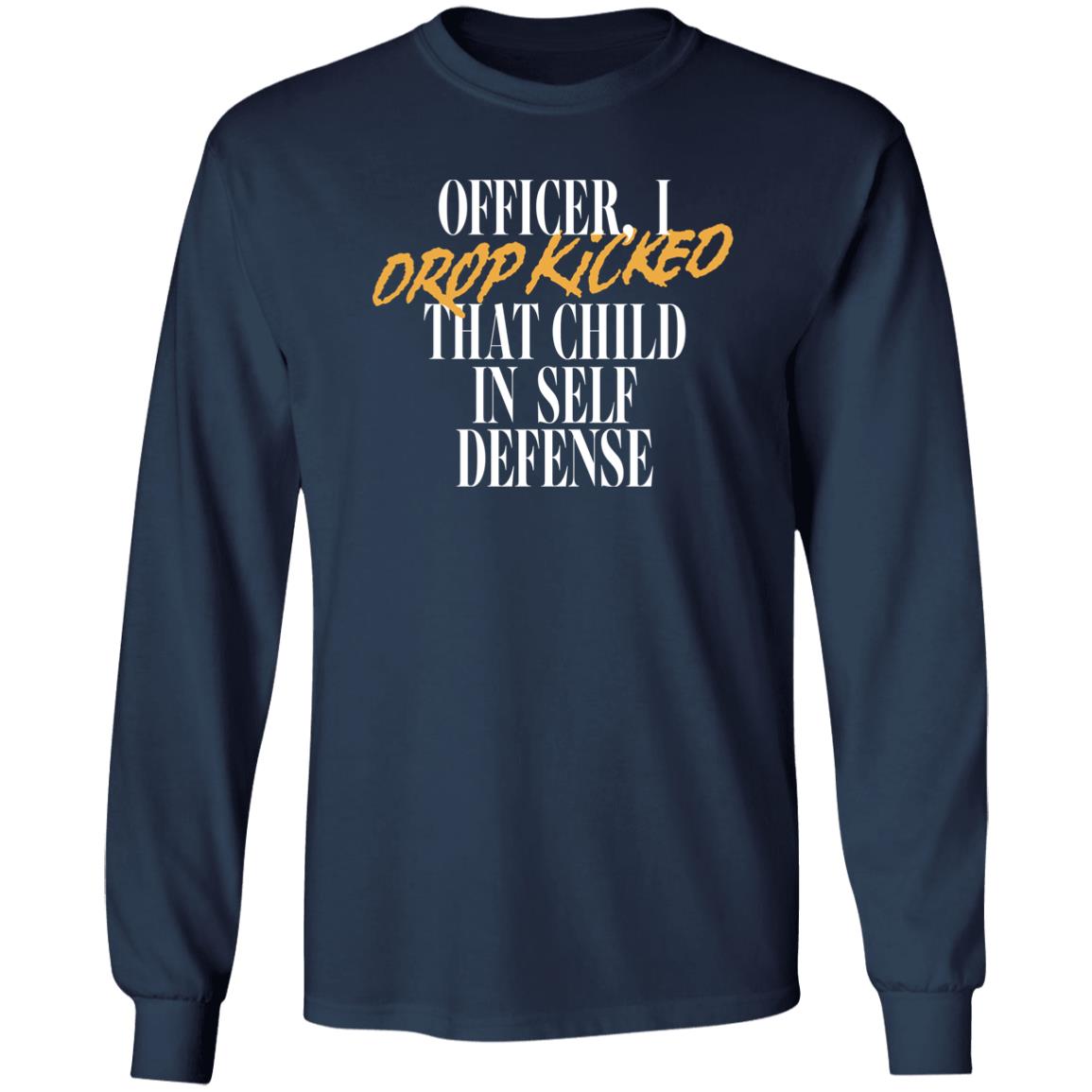 Technoblade Merch Self Defense Indigo Shirt Officer I Drop Kicked That Child In Self Defense Shirt Technoblade Merch Self Defense Indigo Shirt Officer I Drop Kicked That Child In Self Defense Shirt