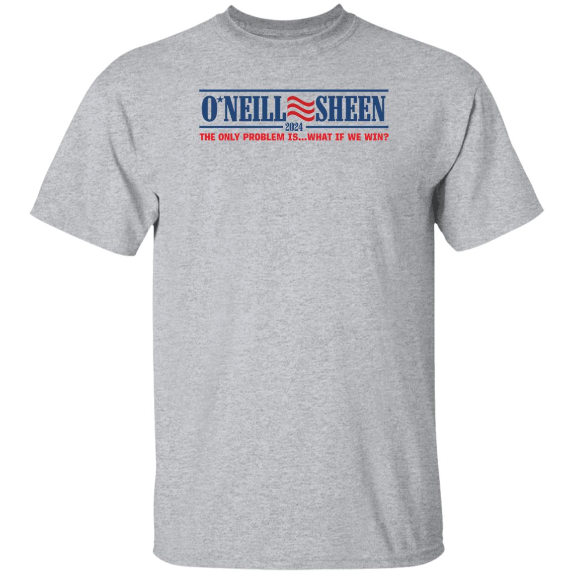 Rjo Apparel Store O'neill Sheen 2024 The Only Problem Is What If We Win Shirt Robert J. O'neill Rjo Apparel Store O'neill Sheen 2024 The Only Problem Is What If We Win Shirt Robert J. O'neill