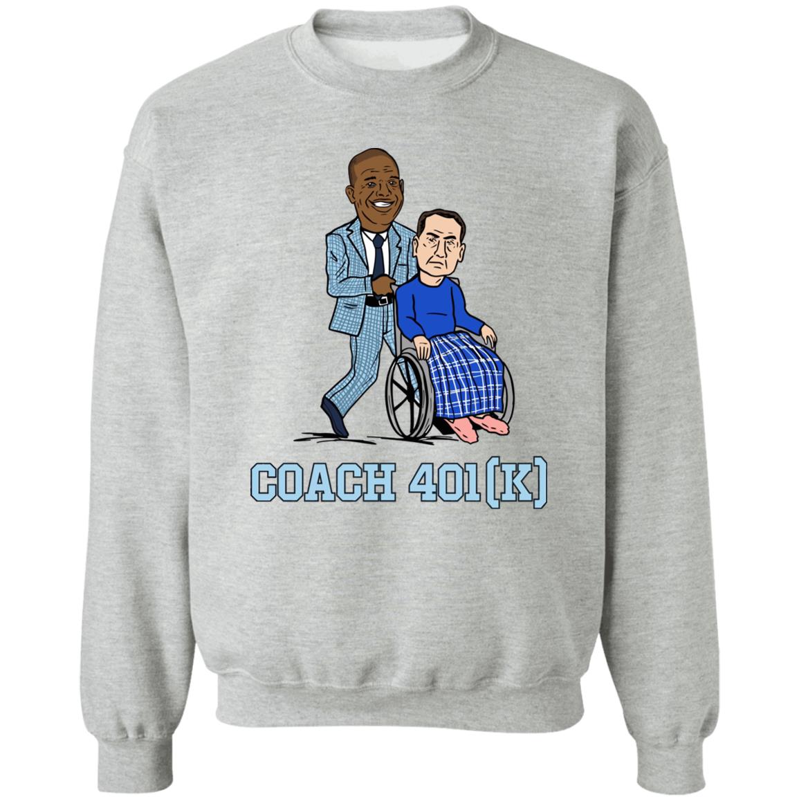 UNC Barstool Coach 401 (K) Shirt Barstool Sports Store Coach 401K Tee Shirt UNC Barstool Coach 401 (K) Shirt Barstool Sports Store Coach 401K Tee Shirt