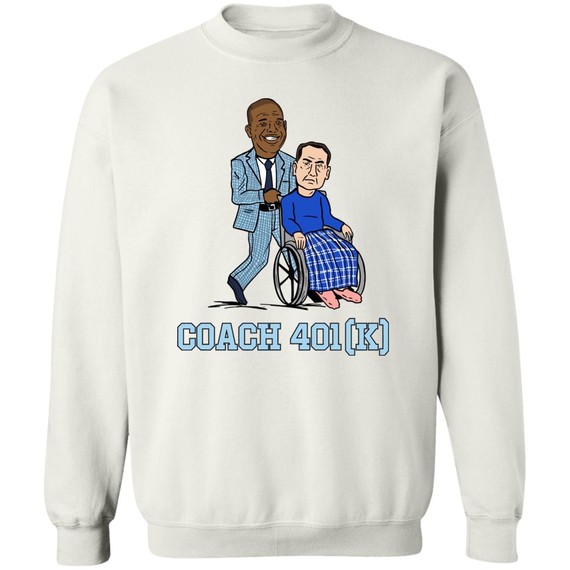 UNC Barstool Coach 401 (K) Shirt Barstool Sports Store Coach 401K Tee Shirt UNC Barstool Coach 401 (K) Shirt Barstool Sports Store Coach 401K Tee Shirt