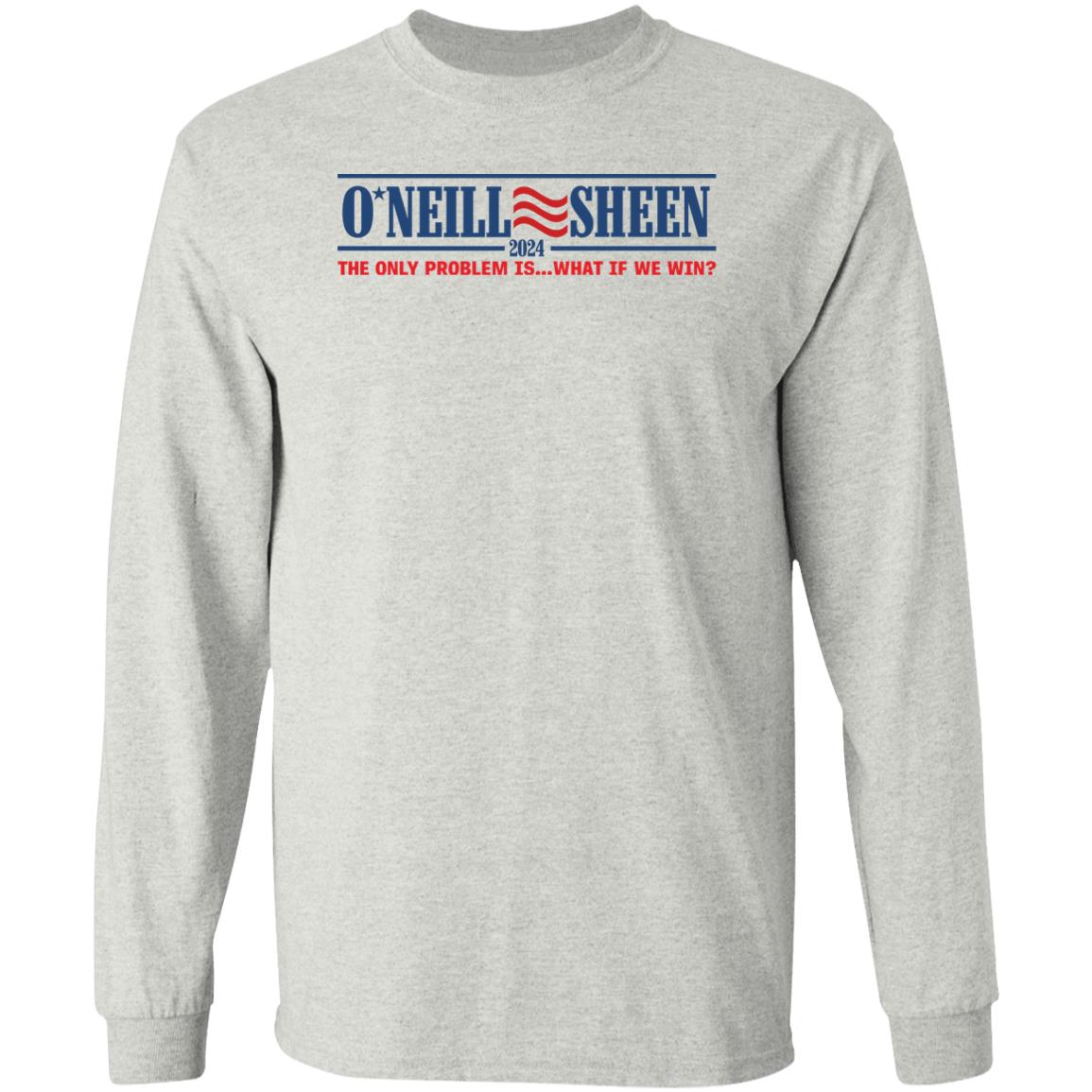 Rjo Apparel Store O'neill Sheen 2024 The Only Problem Is What If We Win Shirt Robert J. O'neill Rjo Apparel Store O'neill Sheen 2024 The Only Problem Is What If We Win Shirt Robert J. O'neill