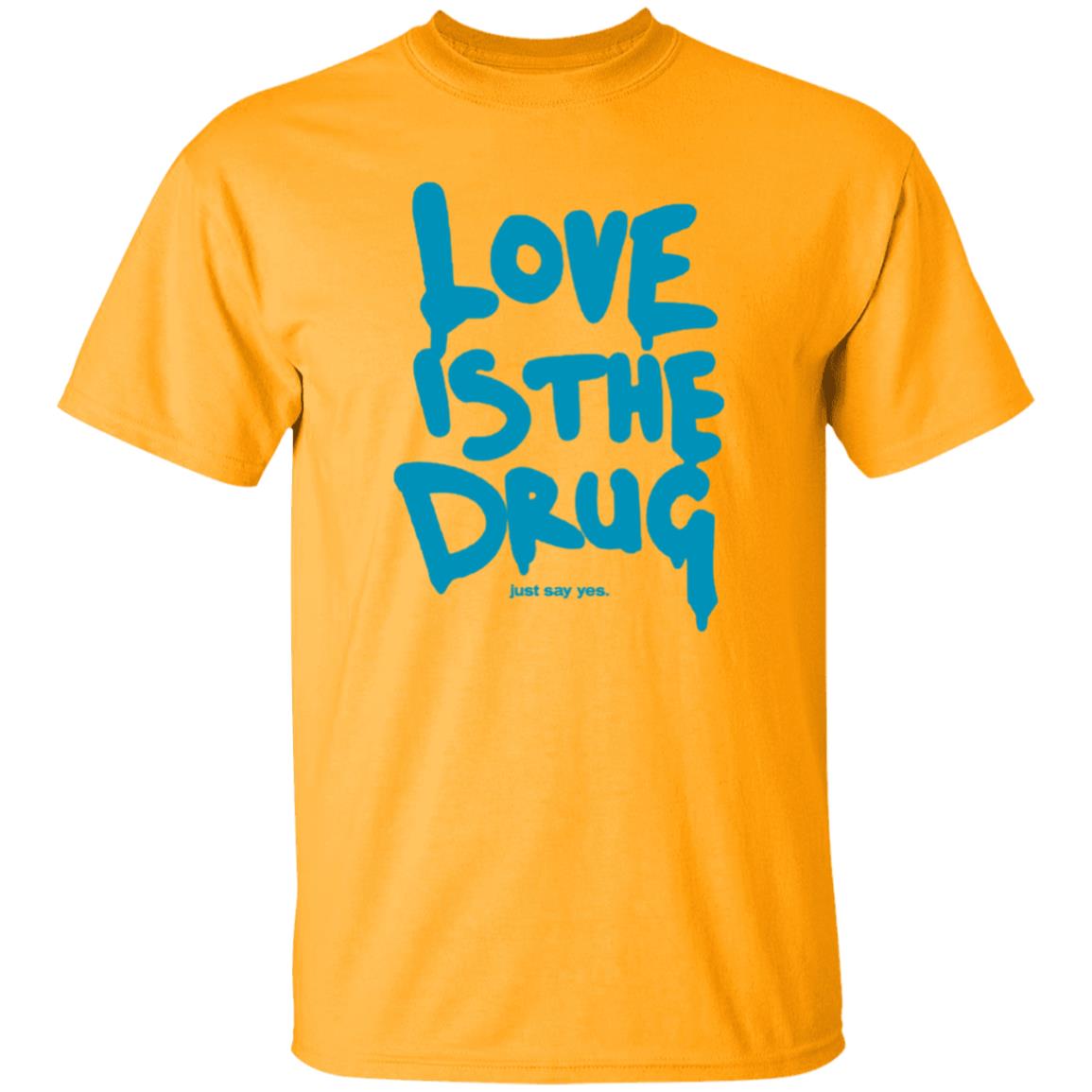 Dakota Johnson Love Is The Drug Just Say Yes Shirt Idioma Coldplay Dakota Johnson Love Is The Drug Just Say Yes Shirt Idioma Coldplay