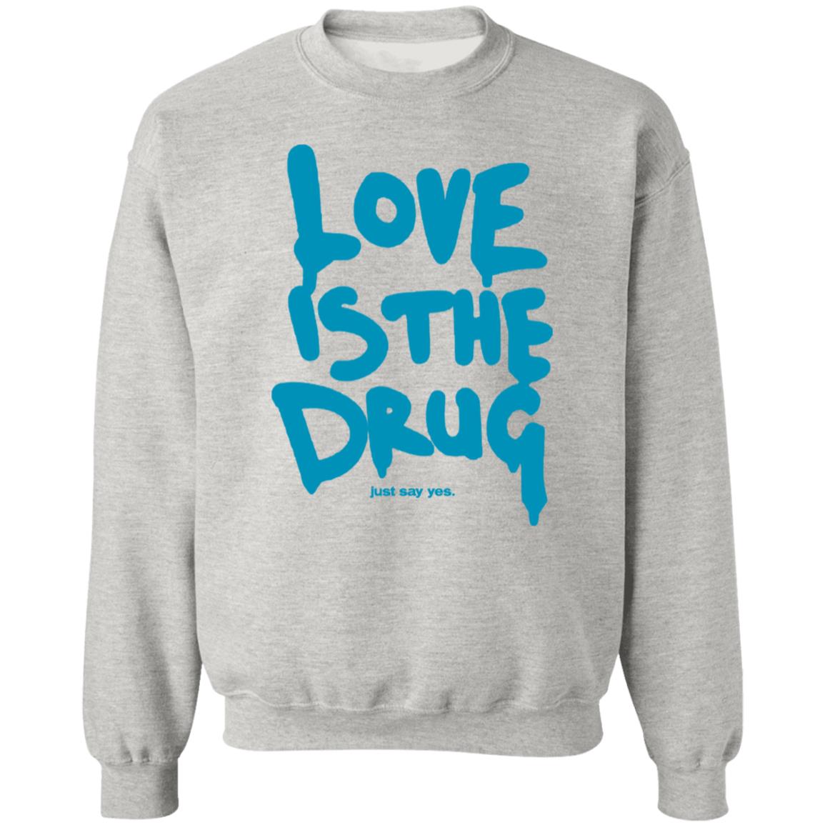 Dakota Johnson Love Is The Drug Just Say Yes Shirt Idioma Coldplay Dakota Johnson Love Is The Drug Just Say Yes Shirt Idioma Coldplay