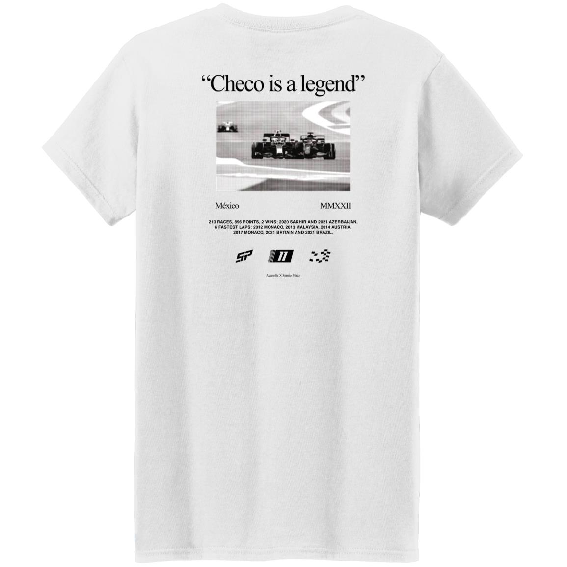 Checo Is A Legend Shirt Acapella X Sergio Pérez Merch Checo Is A Legend Shirt Miami Grand Prix Checo Is A Legend Shirt Acapella X Sergio Pérez Merch Checo Is A Legend Shirt Miami Grand Prix